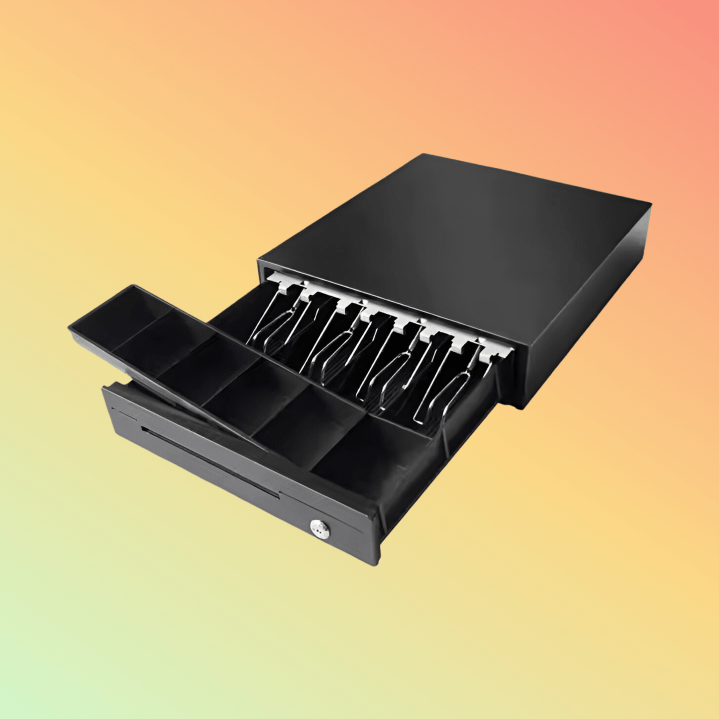 MAKEN Manufacturer lock safe ek - 330 small pos RJ11 4 bill 8coins metal cash drawer for restaurant - NEOTECH