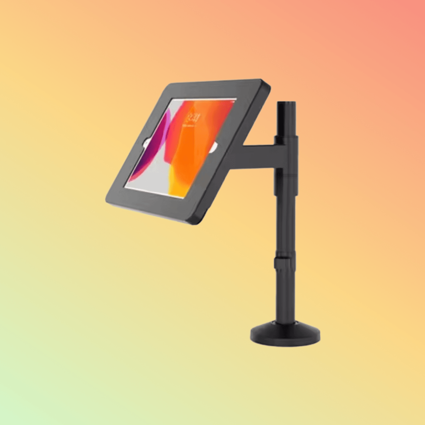 MAKEN Metal lockable kiosk enclosure bracket pole tablet stand for ipad 9.7 10.2 - NEOTECH