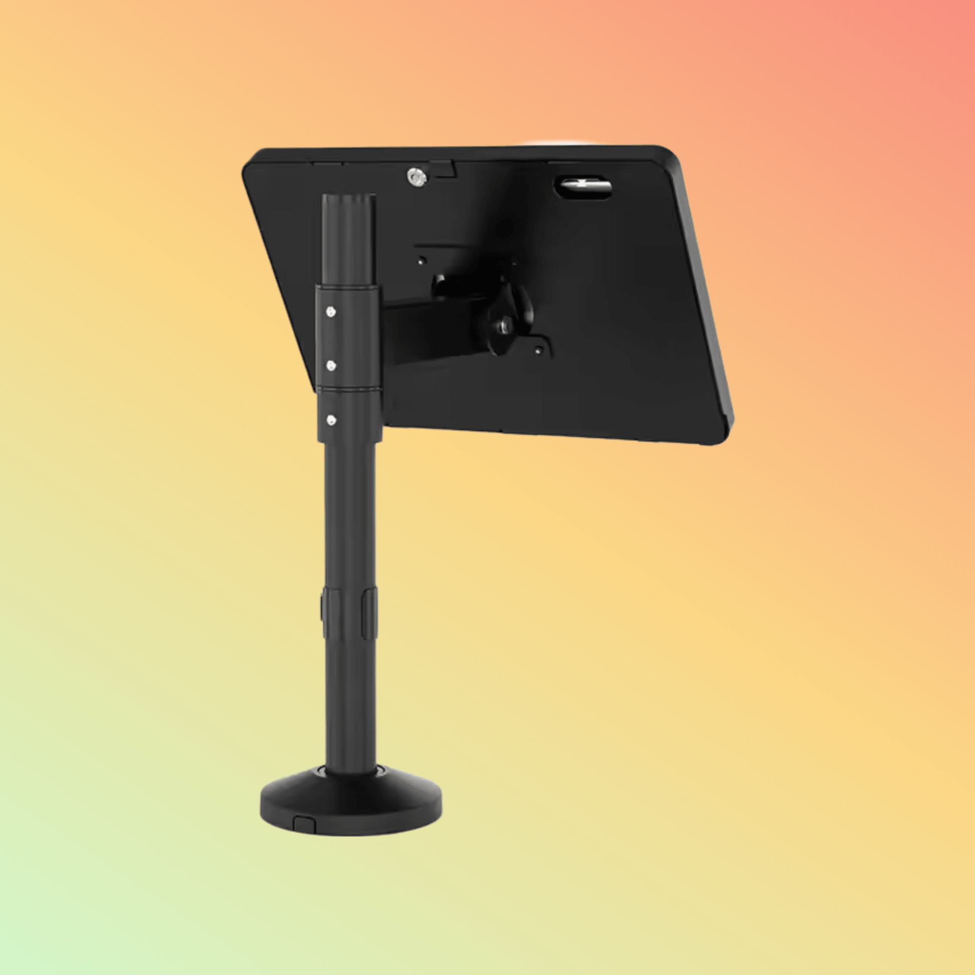 MAKEN Metal lockable kiosk enclosure bracket pole tablet stand for ipad 9.7 10.2 - NEOTECH