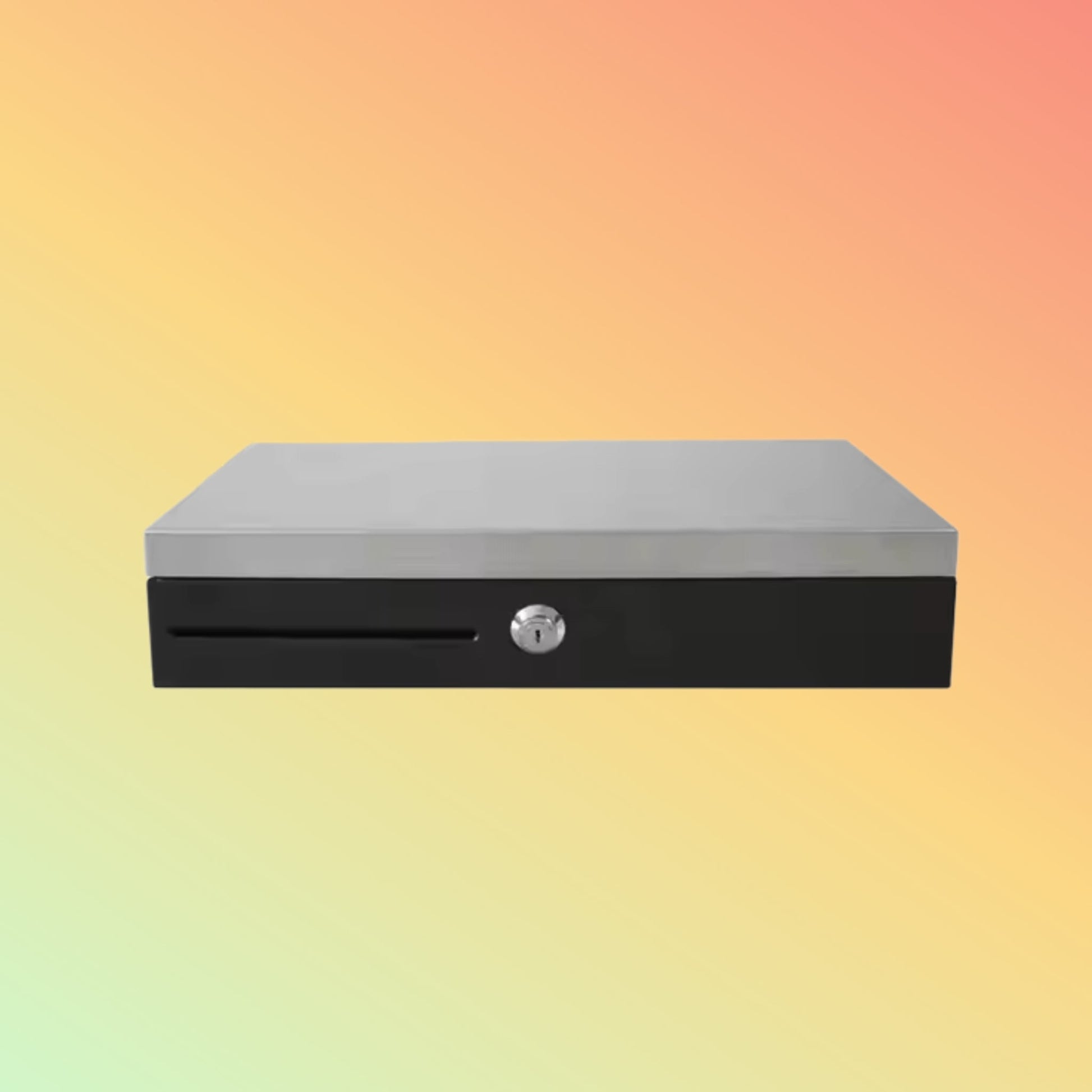 MAKEN Metal Storage Flip Top 8 Adjustable Bill/8 Coin Money Box Portable Standard Cash Drawer for Supermarket Cashier - NEOTECH