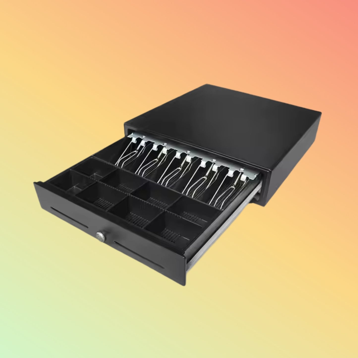 MAKEN MK - 410T High Quality RJ11 Money Secure Retail Push Open Manual Safety Cash Drawer - NEOTECH