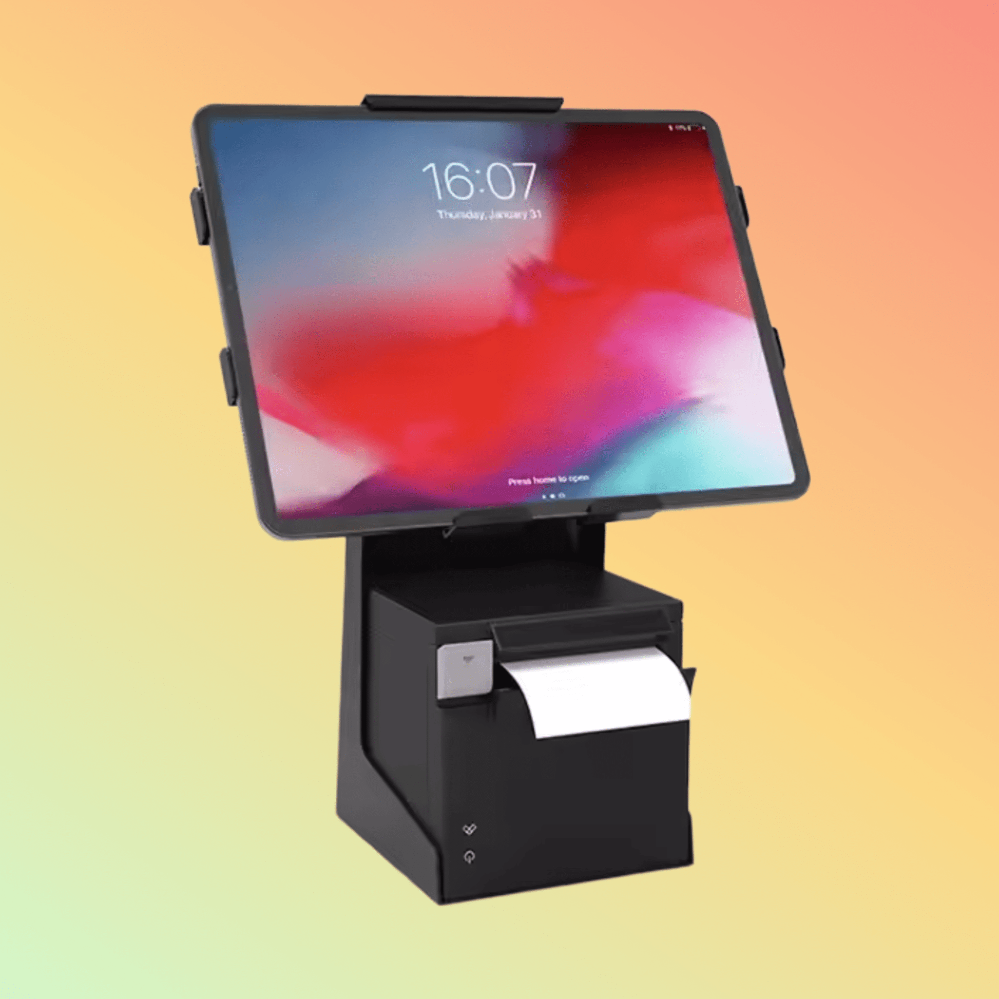 MAKEN PS - 2010 Pos Terminal Display Stand Flexible Tablet Fitting Tablet Pos Stand For 9.7'' - 12.9'' - NEOTECH