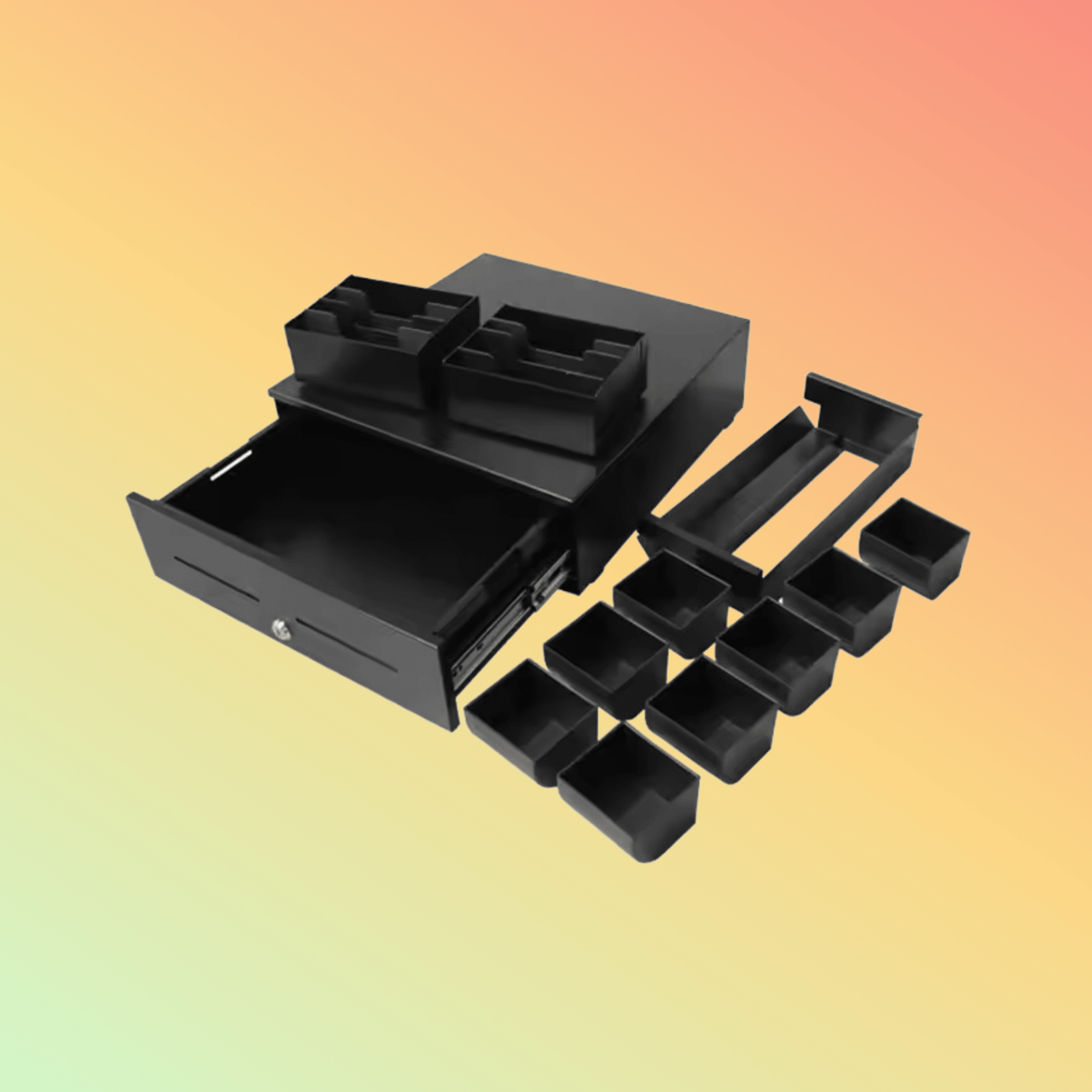 MAKEN Restaurant retail supermarket safe pos 3 position key lock factory supply cash drawer - NEOTECH