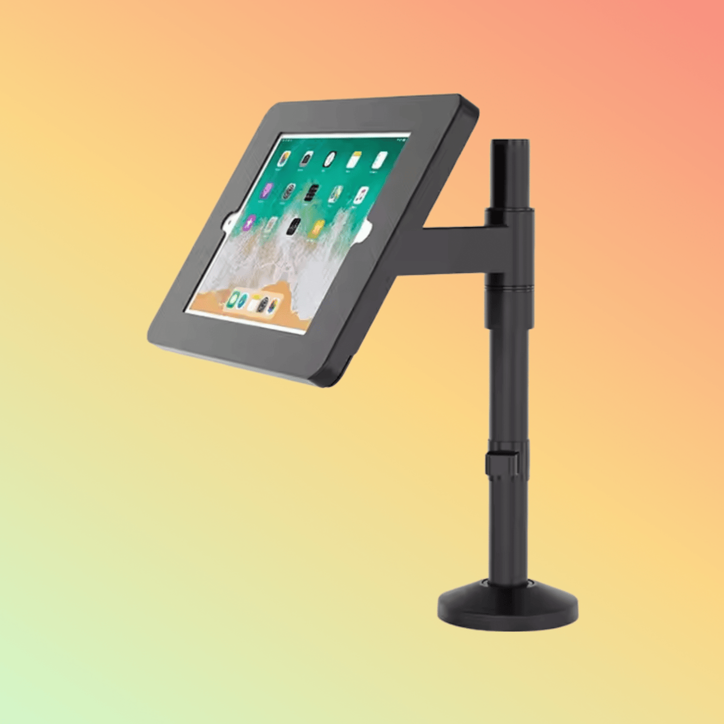 MAKEN SC - 1501 Counter Top Flexible Pole Tablet Enclosure Stand Bracket Height Adjustable Tablet Stand - NEOTECH