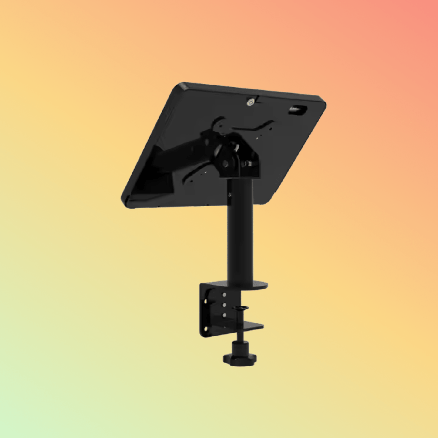 MAKEN SC - 1509 Desktop Metal Clip - On Mounting 180 Rotated Adjustable Tablet Stand Holder For iPad - NEOTECH