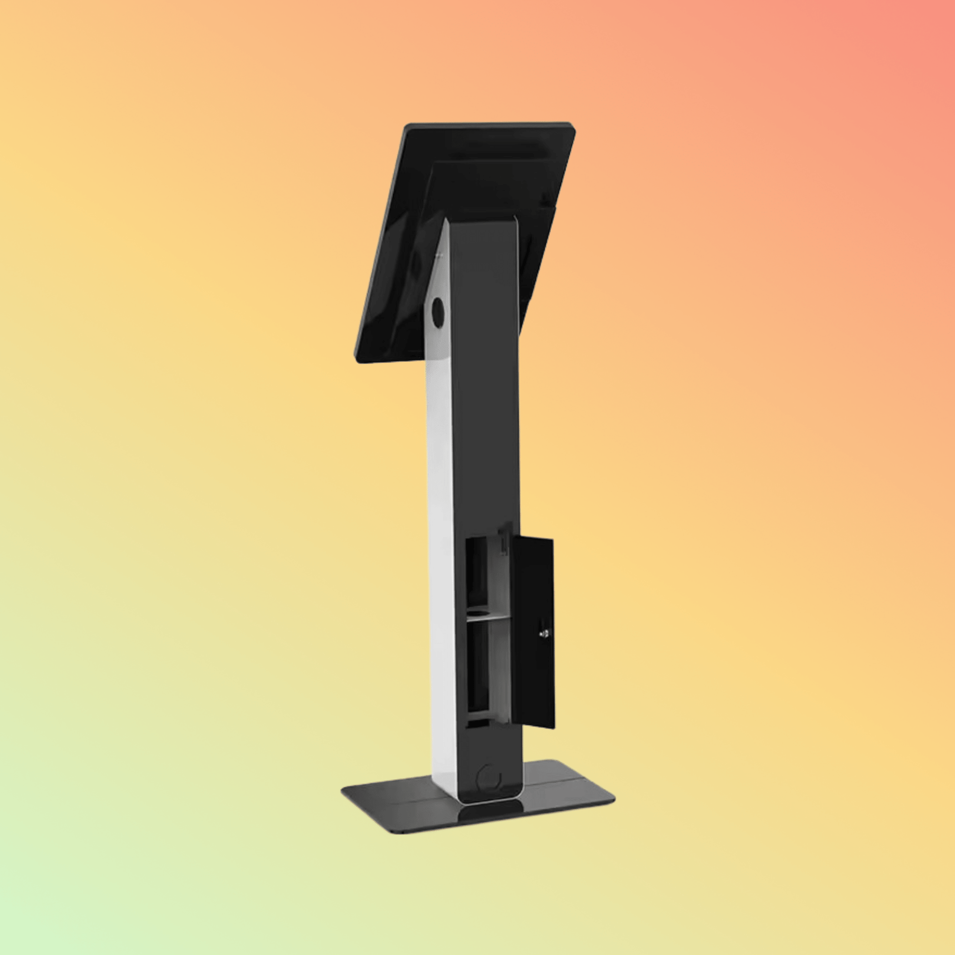 MAKEN SF - 1103 Display Secure Floor Advertising Tablet Stands Floor Security Kiosk Enclosure Stand For Ipad 10.2" - NEOTECH