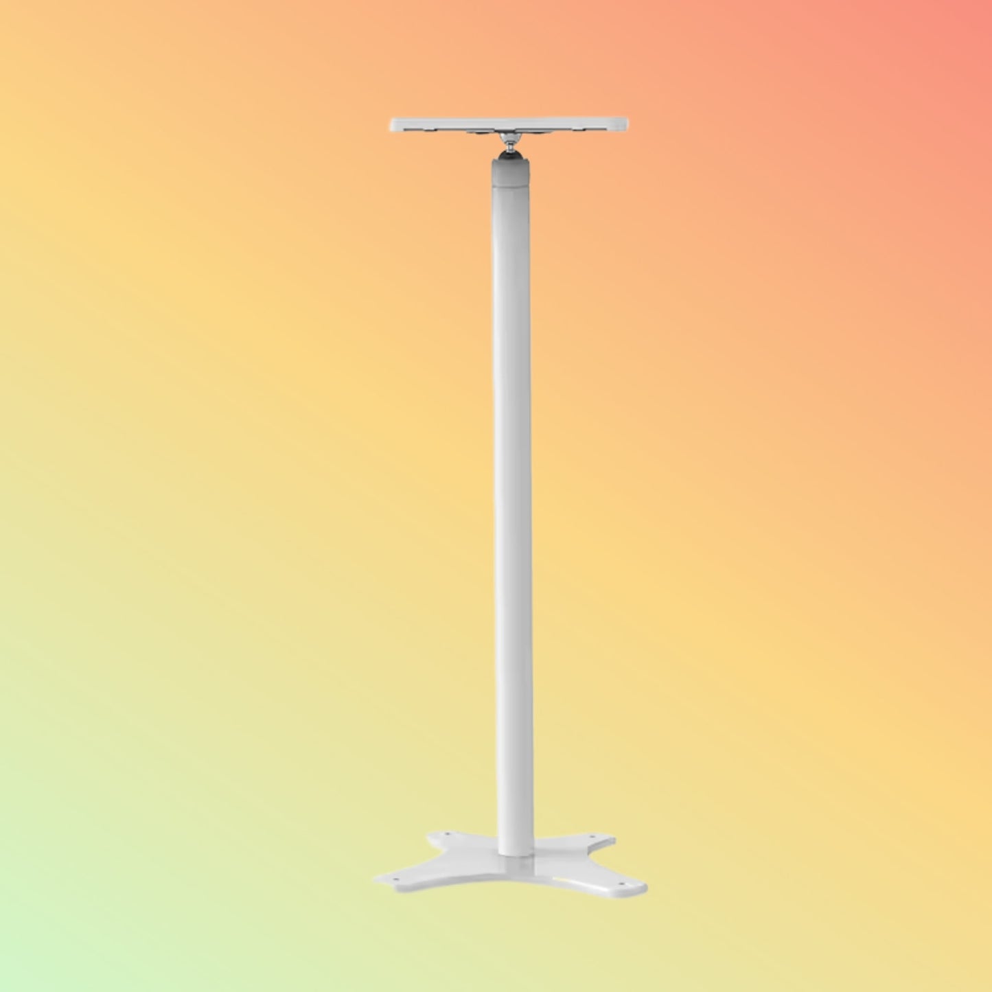 MAKEN SF - 1301 Key Locked Tablet Enclosure 360 Degree Rotation Floor Pole Display Stand Tablet Floor Stand For Ipad - NEOTECH