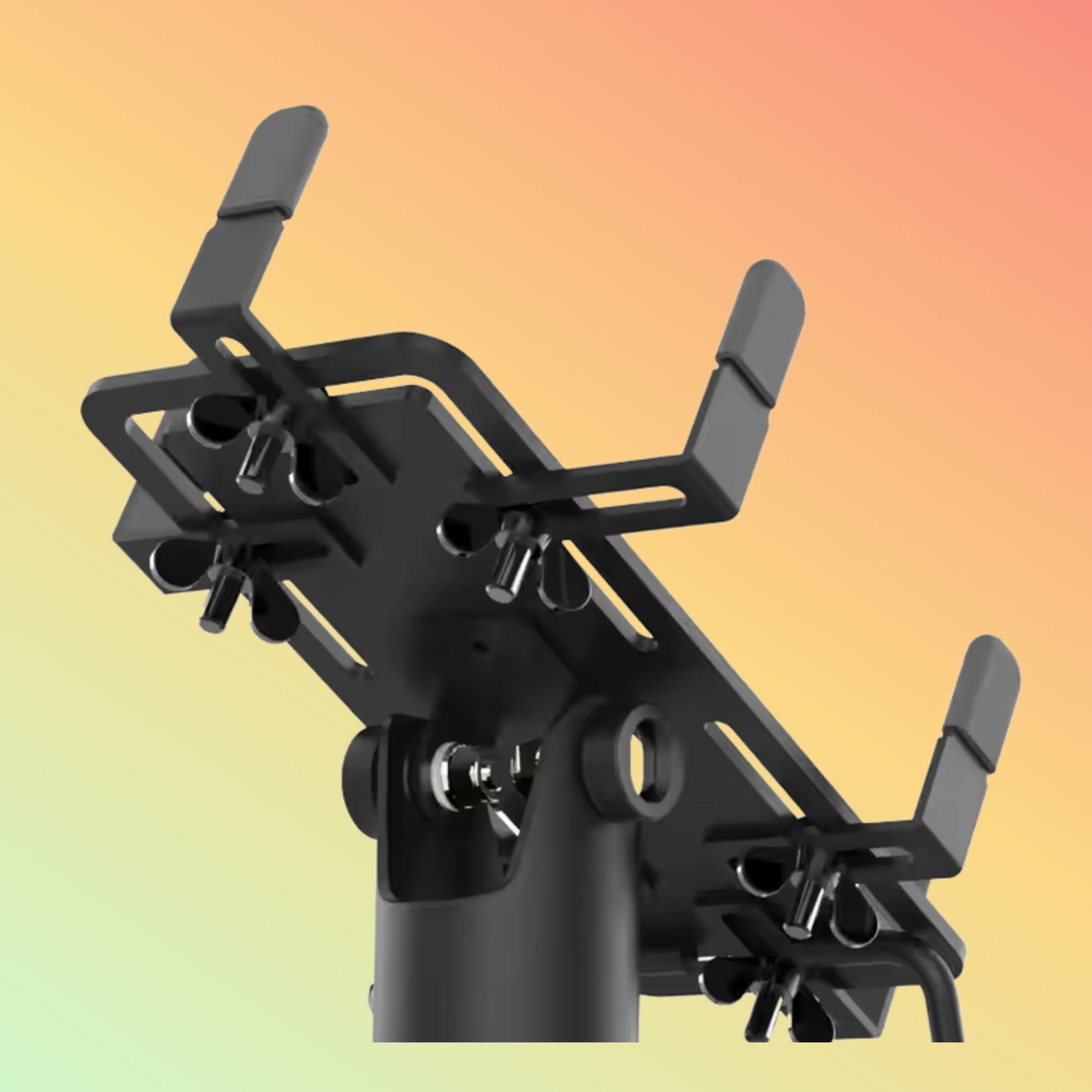 MAKEN Universal rotating pole mount terminal display stand pos credit card holder pos machine stand - NEOTECH