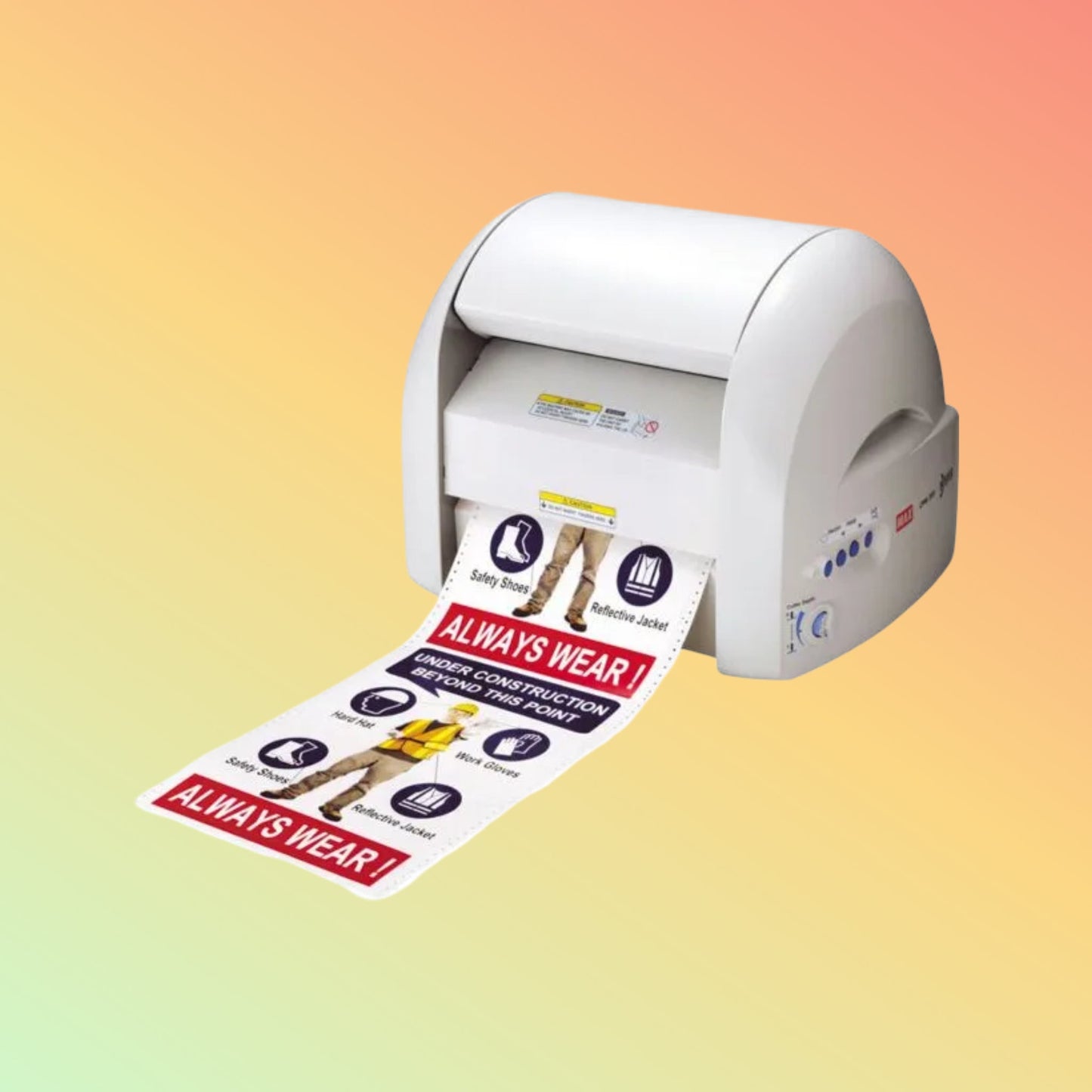 Max CPM - 200GU– All - in - One Color Label Printer, Laminator & Cutter - NEOTECH