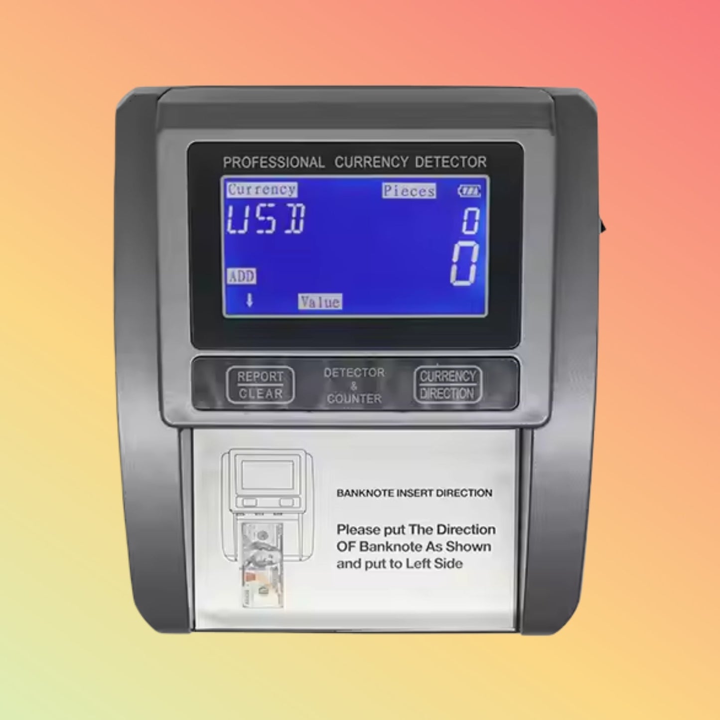 MG03 Currency Fake Cash Value Money Counter Money Counting Machine - NEOTECH