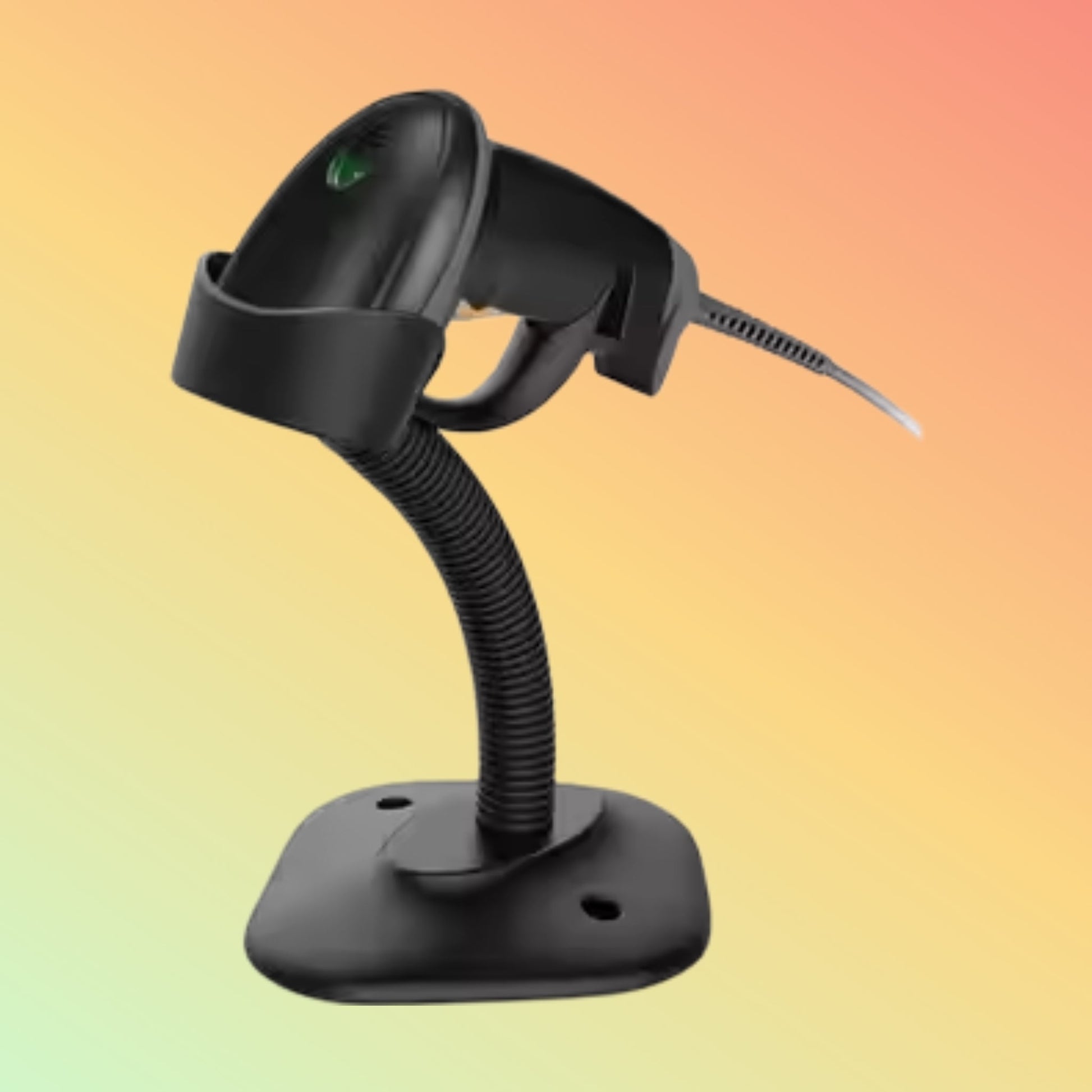 MiNJCODE MJ2809AT 1D Laser Wired USB Hand - free Scanner Stand Laser Barcode Scanner - NEOTECH