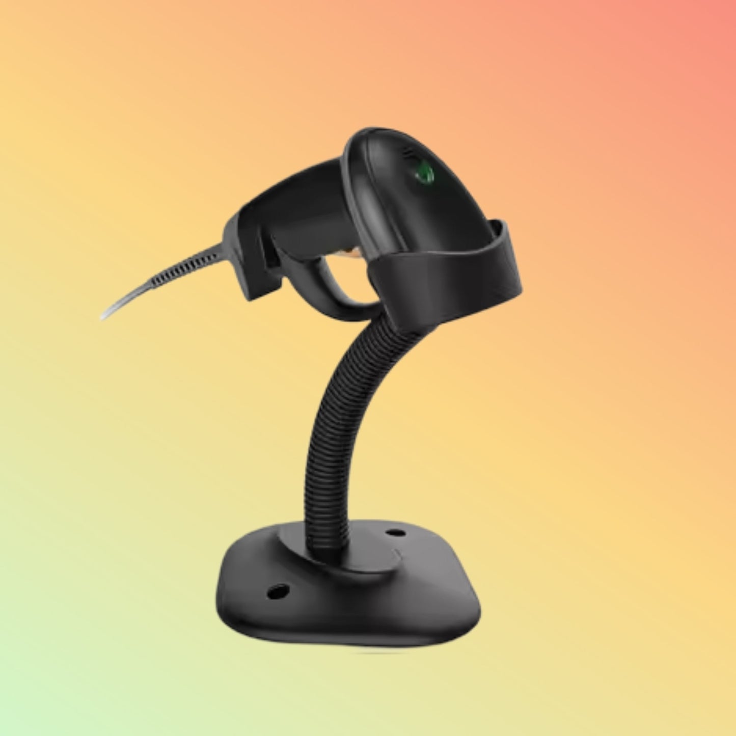 MiNJCODE MJ2809AT 1D Laser Wired USB Hand - free Scanner Stand Laser Barcode Scanner - NEOTECH