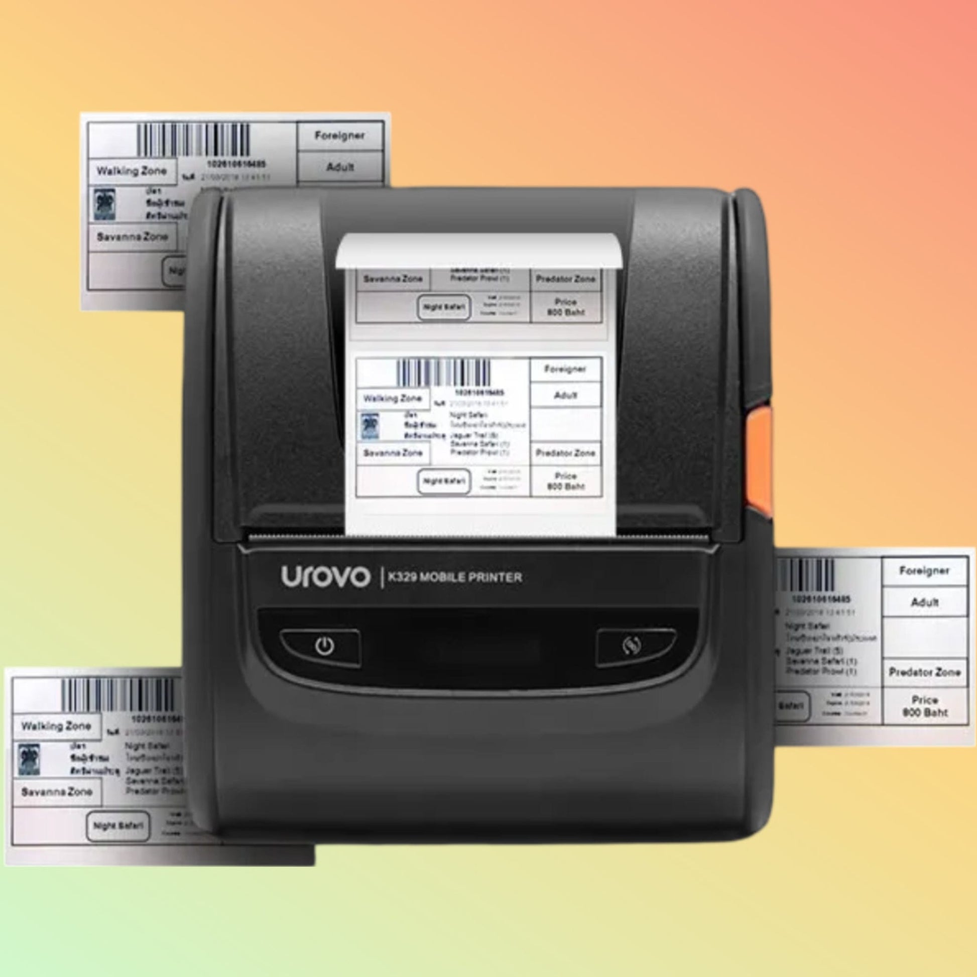 WYSIWYG Label Editing App on K329 Printer