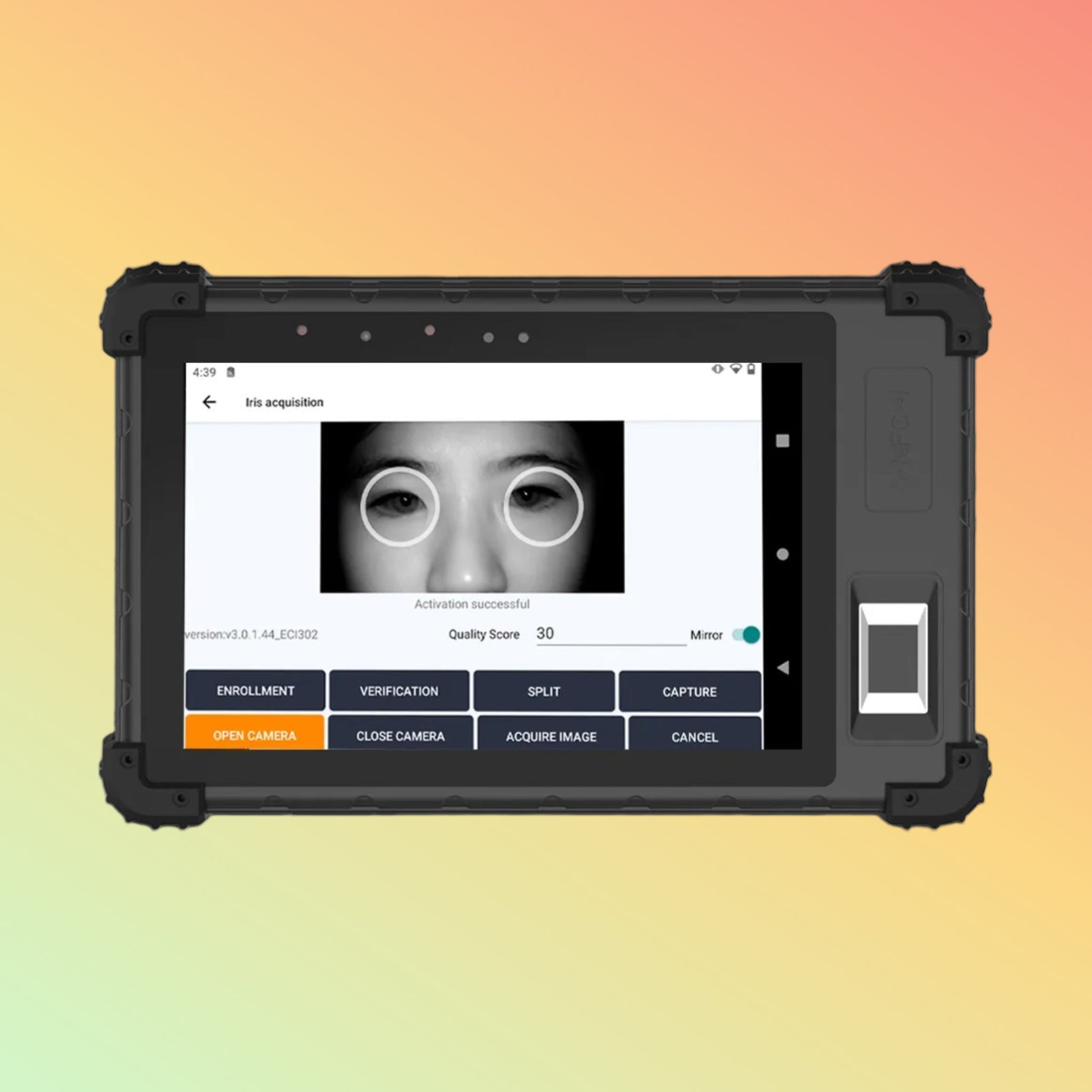 NEO FP008 Biometric Android Tablet | RFID, Face & Fingerprint - NEOTECH