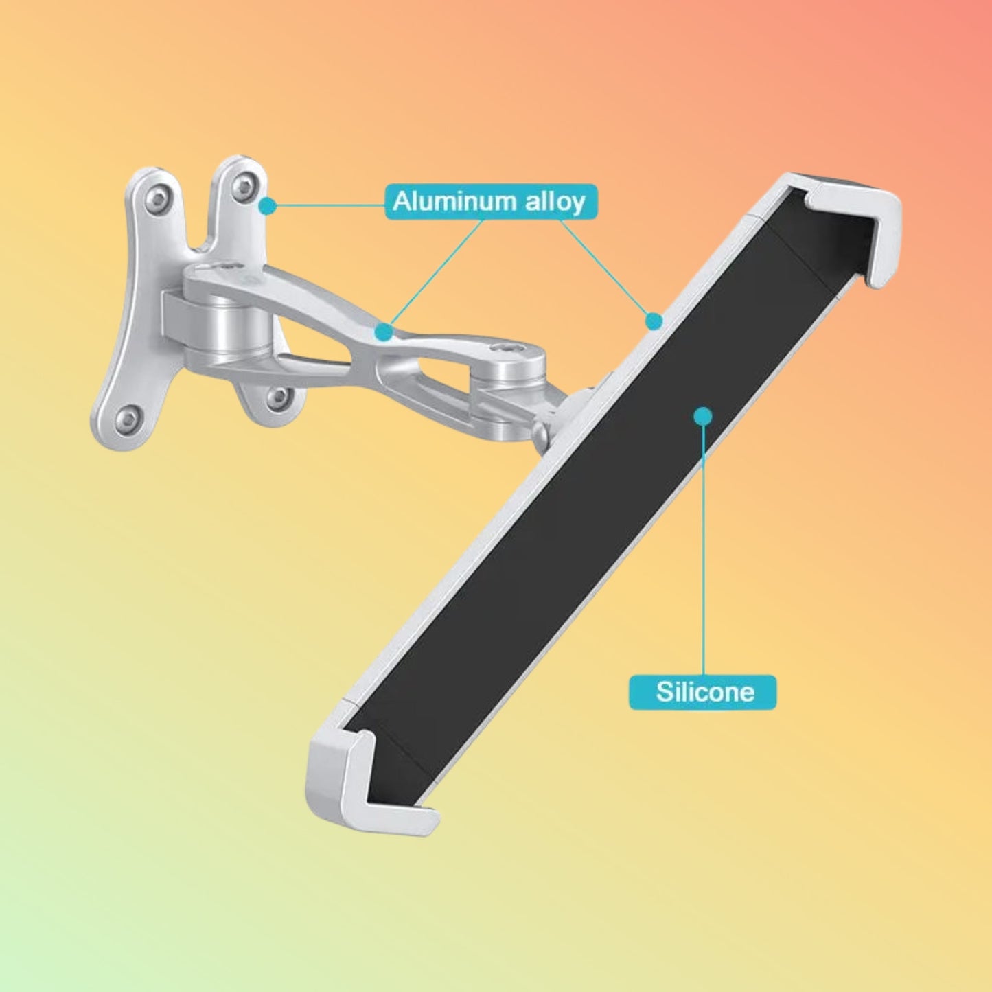 NEO - H85A+C120 Wall Mount Bracket Stand for Tablet 7–11" - NEOTECH