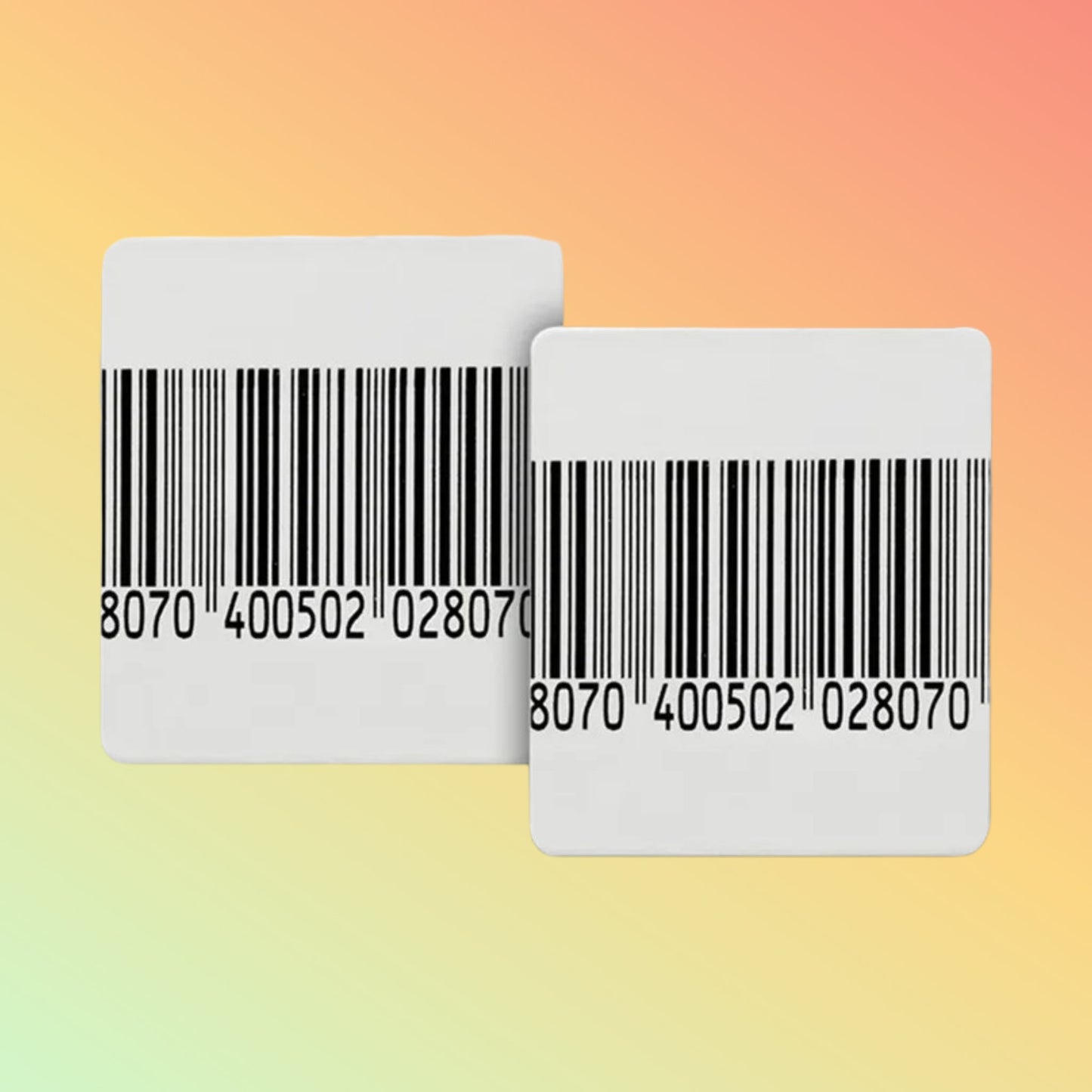 NEO RF 8.2MHz Anti - Theft Barcode Labels | 40x40mm - NEOTECH