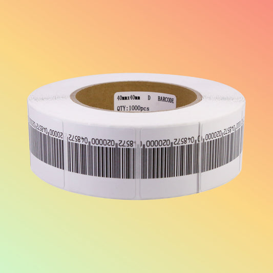 NEO RF 8.2MHz Anti - Theft Barcode Labels | 40x40mm - NEOTECH