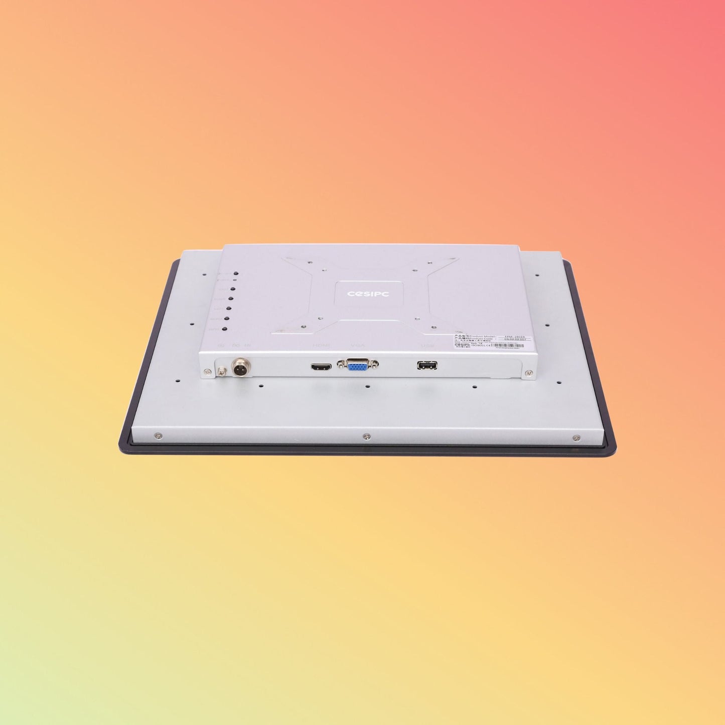 I5-7200U 1080P PCAP Screen 15.6'' LCD Panel Embedded Industrial Touch Monitor