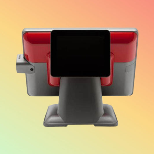 "Close-up of NEO NP-R814 POS Terminal’s sleek design with customizable color options to match retail or hospitality decor"