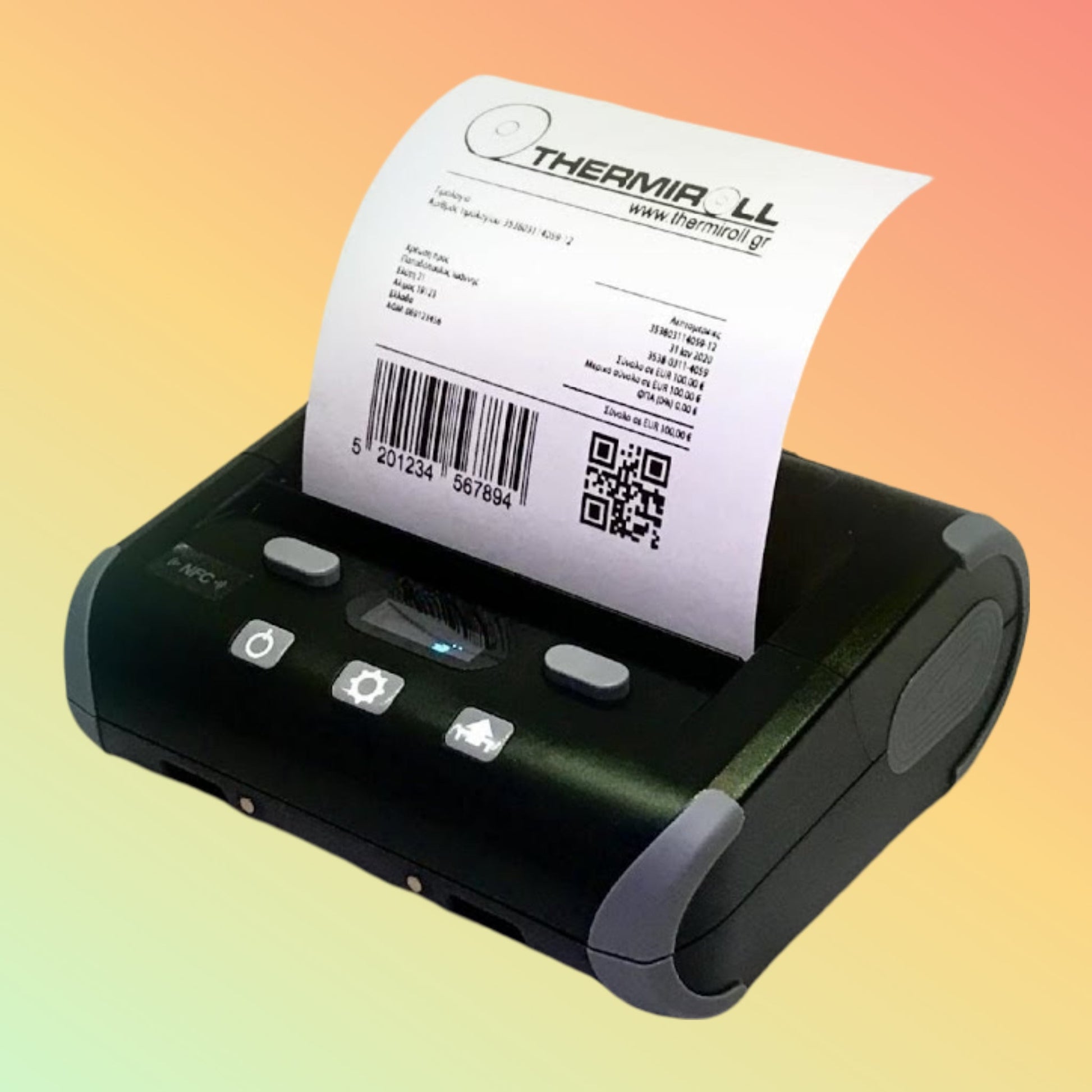 NEOPOS NP - RP04 4" Portable Label Printer USB+BT - NEOTECH