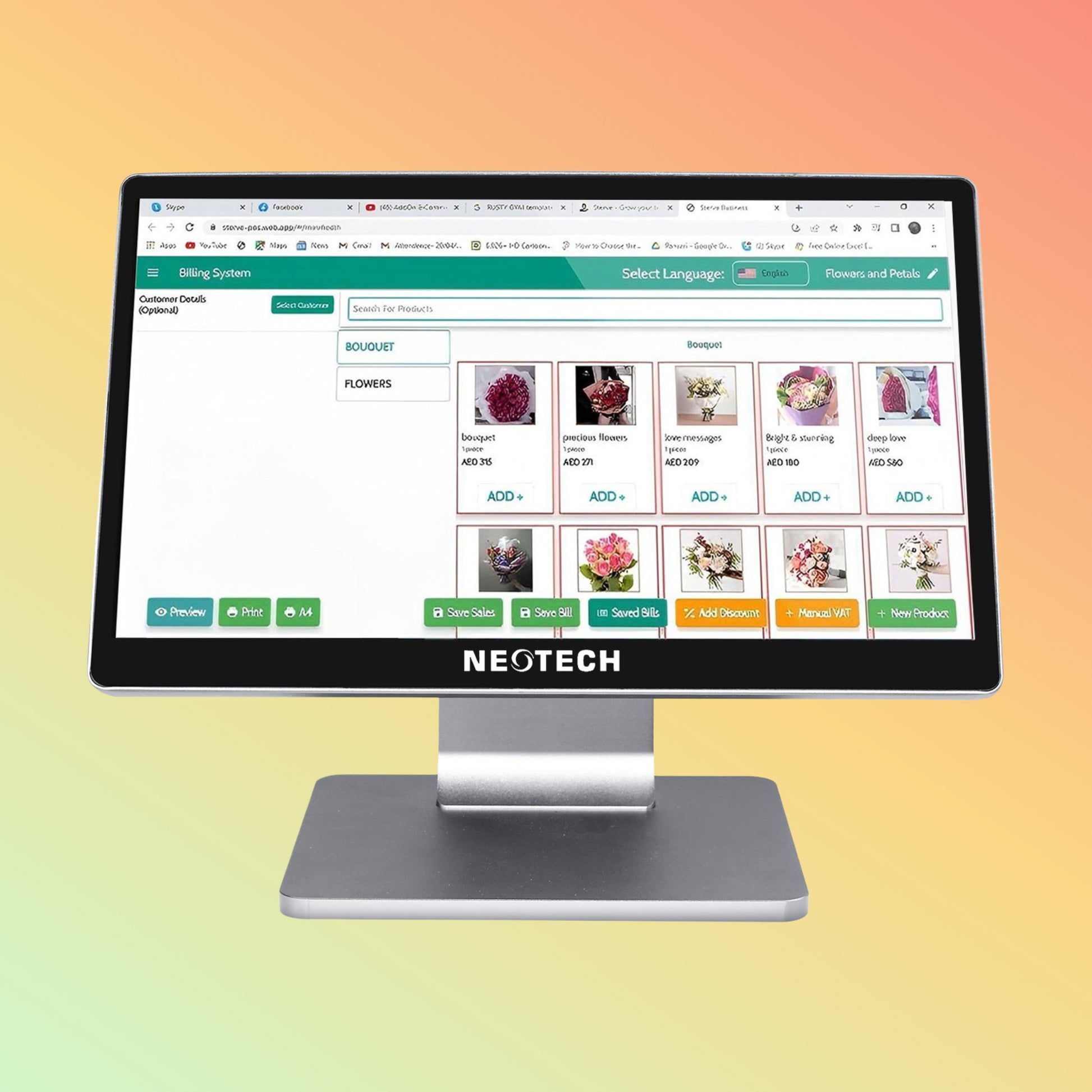 NEOTECH NT-R318 (WING) aluminum side profile