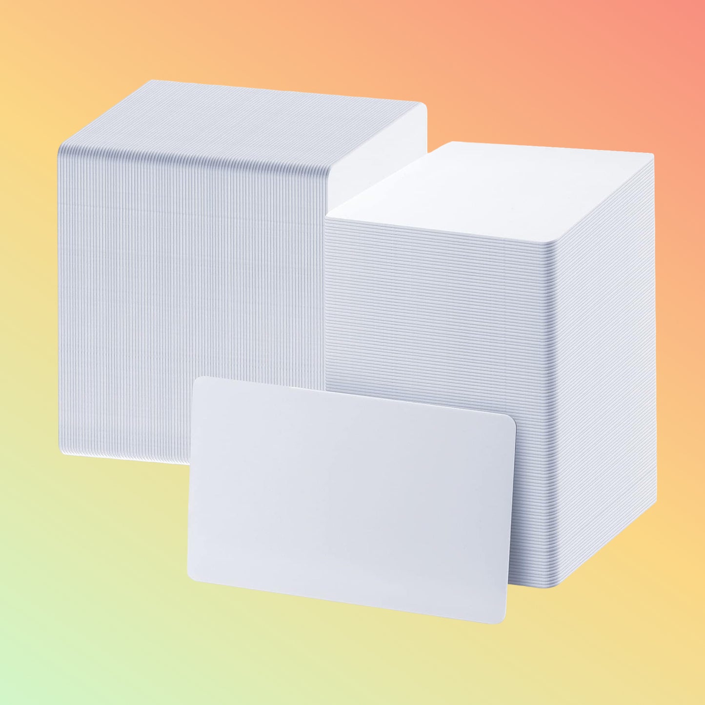 NEOTECH white PVC ID cards, 200-pack, CR80 85.6×54mm, 0.76mm