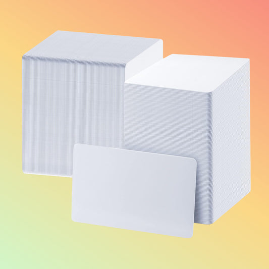 NEOTECH white PVC ID cards, 200-pack, CR80 85.6×54mm, 0.76mm