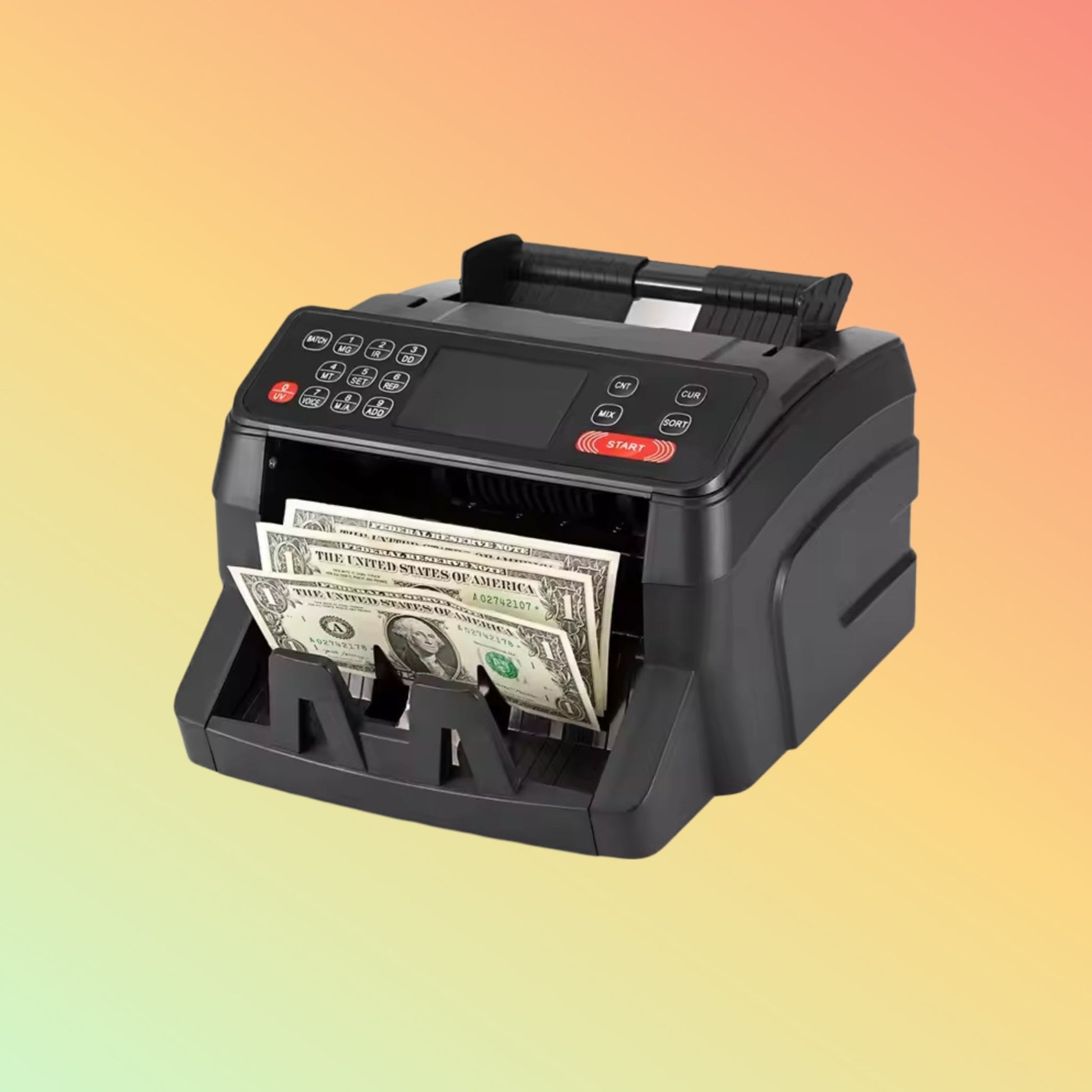 NUMEN High Efficiency Mixed Denomination Counting Machine Bank Money Counter Machine - NEOTECH