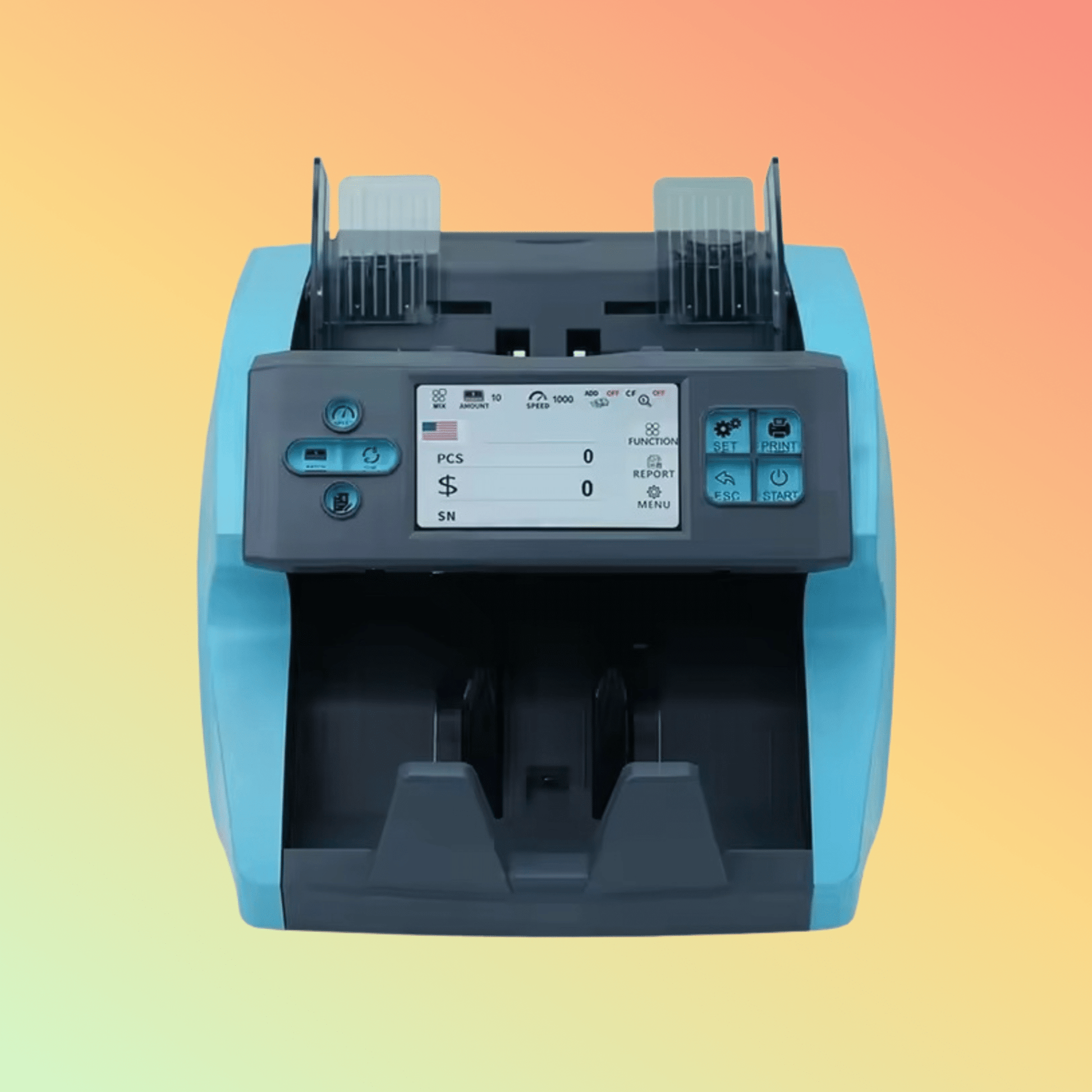 Numen Mixed Denomination Money Counter Currency Counting Machine with UV Banknote Detector - NEOTECH