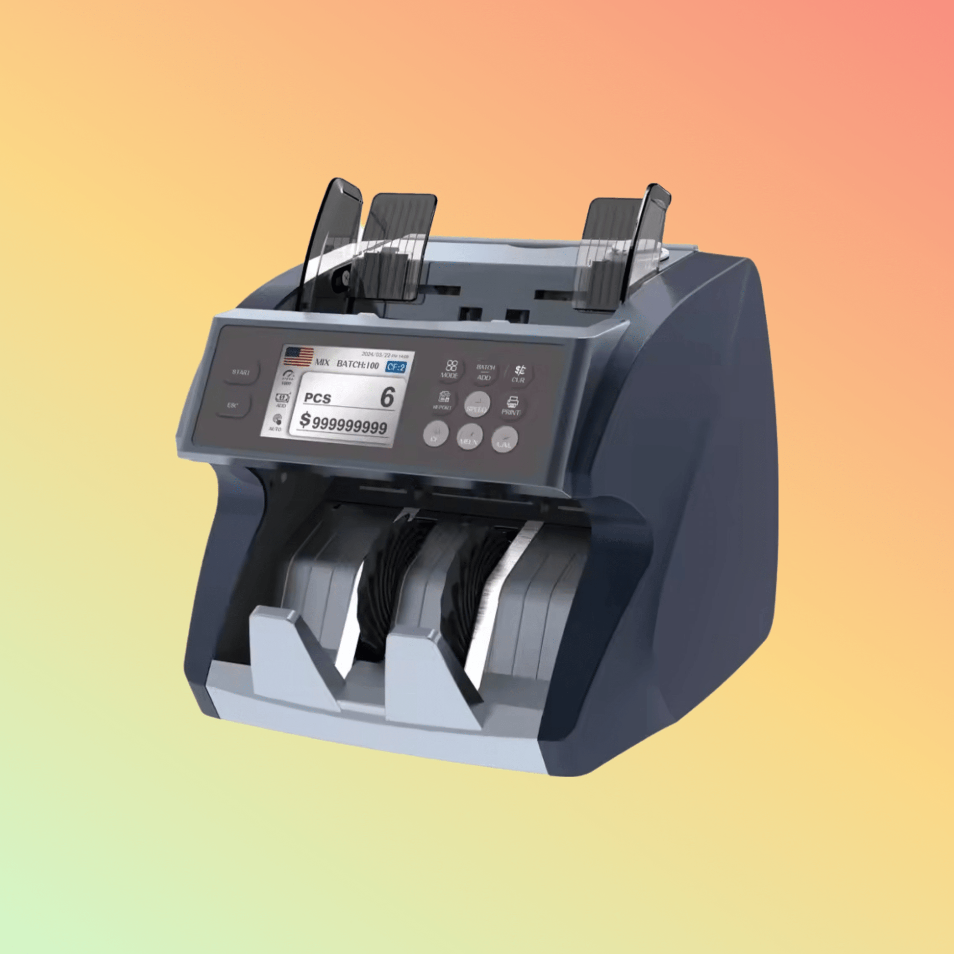 NUMEN portable money ticket counting machine and counterfeit inspection - NEOTECH