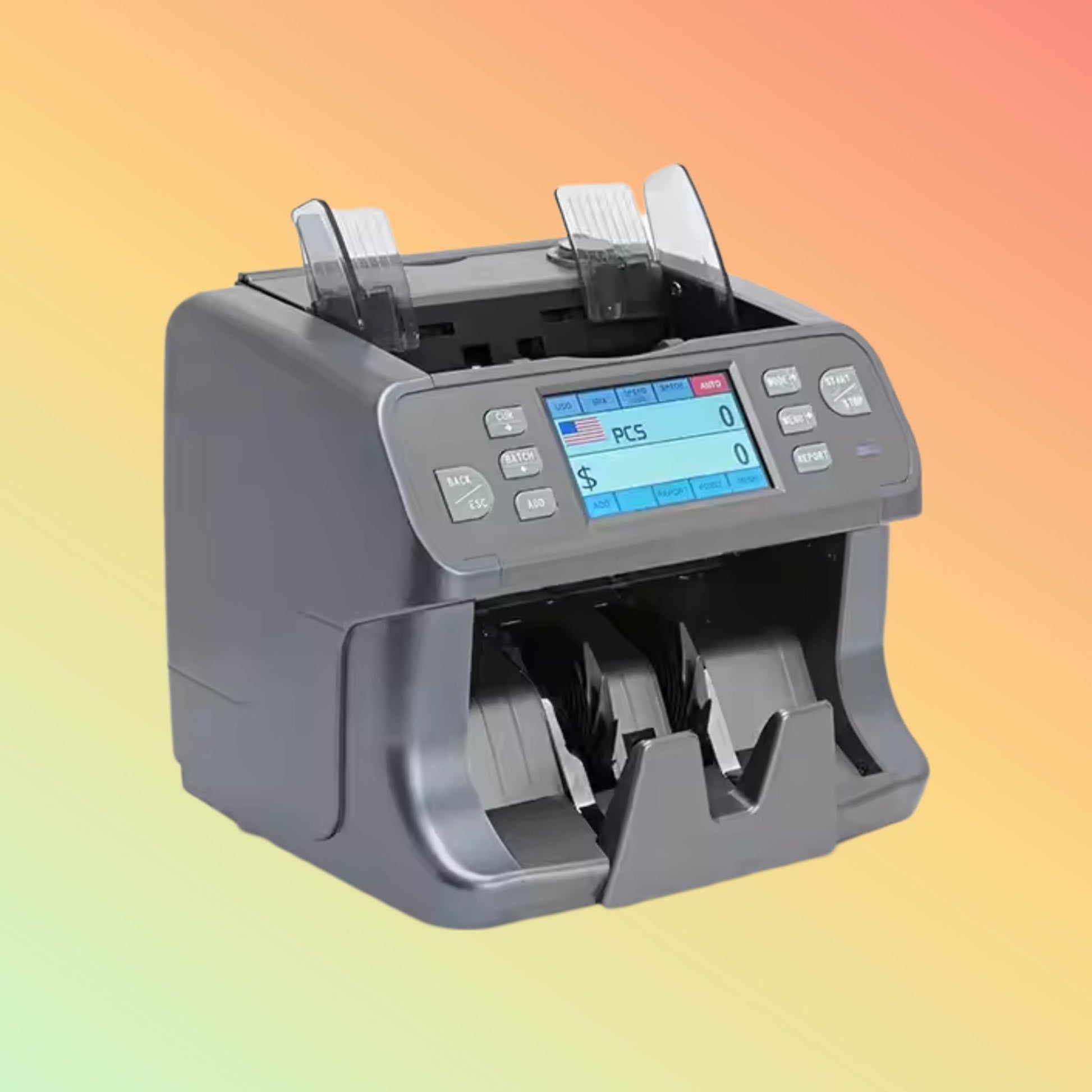 NUMEN SH - 208C High - Speed 2 - Pocket Multi - Country Value Counter - NEOTECH