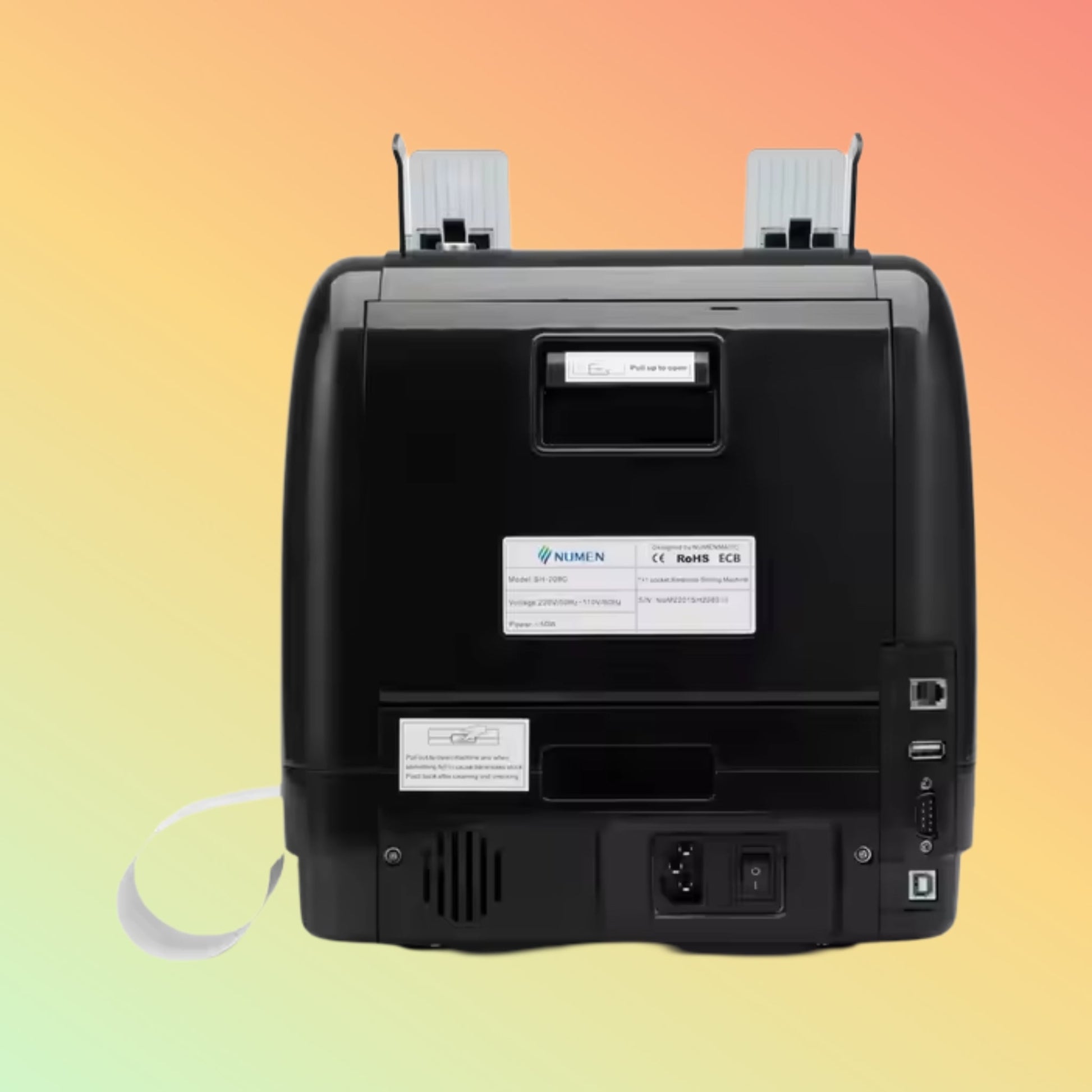 NUMEN SH - 208C Portable Banknote Counter with 4.3" TFT Touch Screen - NEOTECH