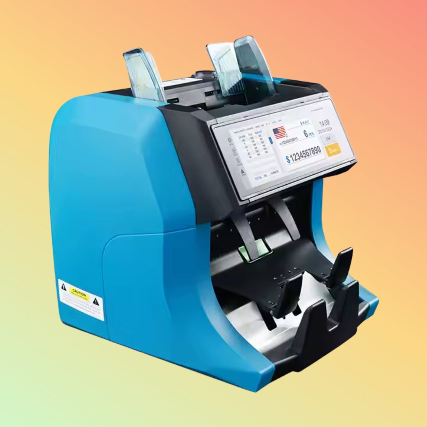 NUMEN SH - 209Q 1+1 Pocket Currency Sorter with Full Touch Screen - NEOTECH