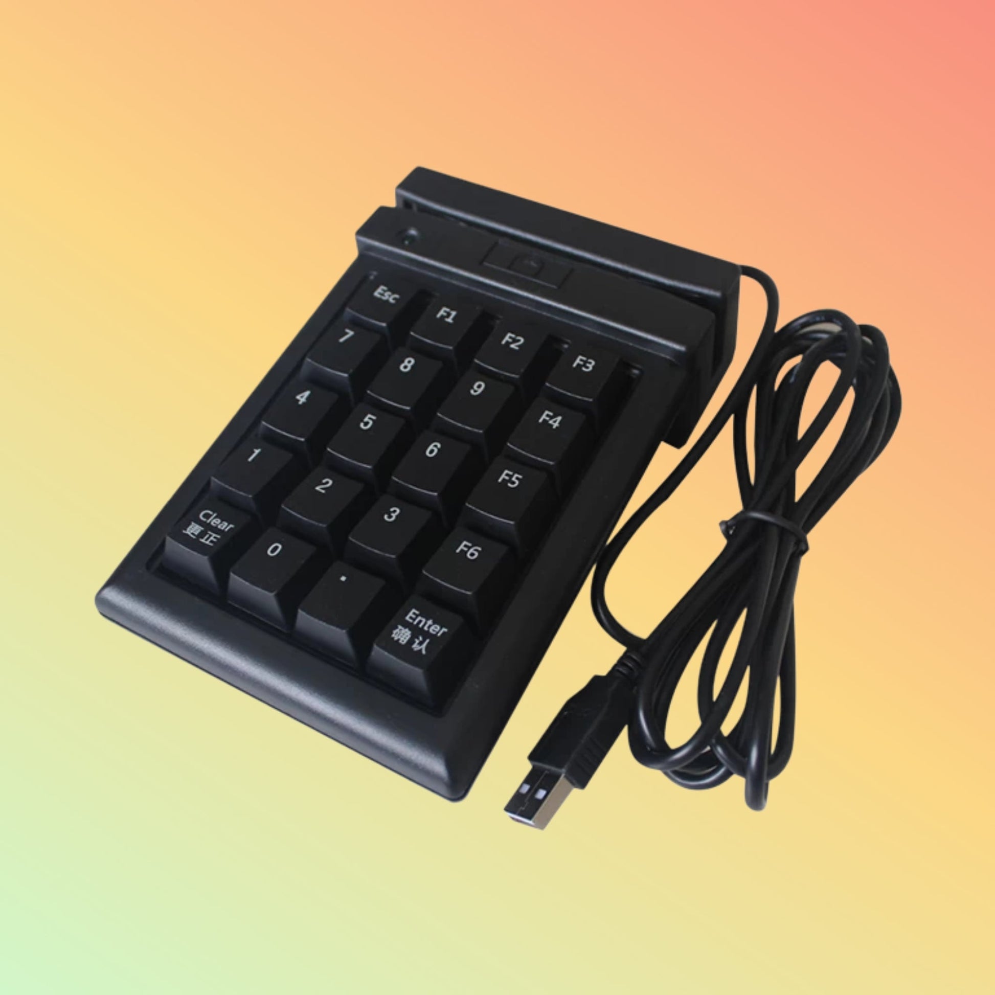 Ocom (KB20R) 20keys Key Pad with Triple Tracks Magnetic Card Reader - NEOTECH