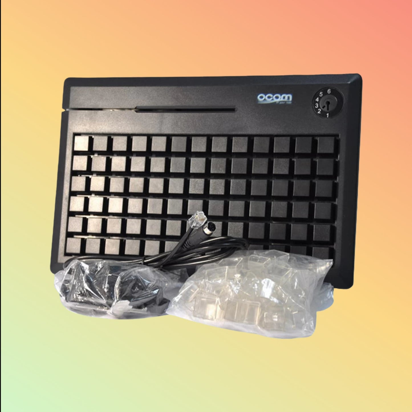 Ocom (KB78) 78 Keys Programmable Keyboard with Optional Card Reader - NEOTECH