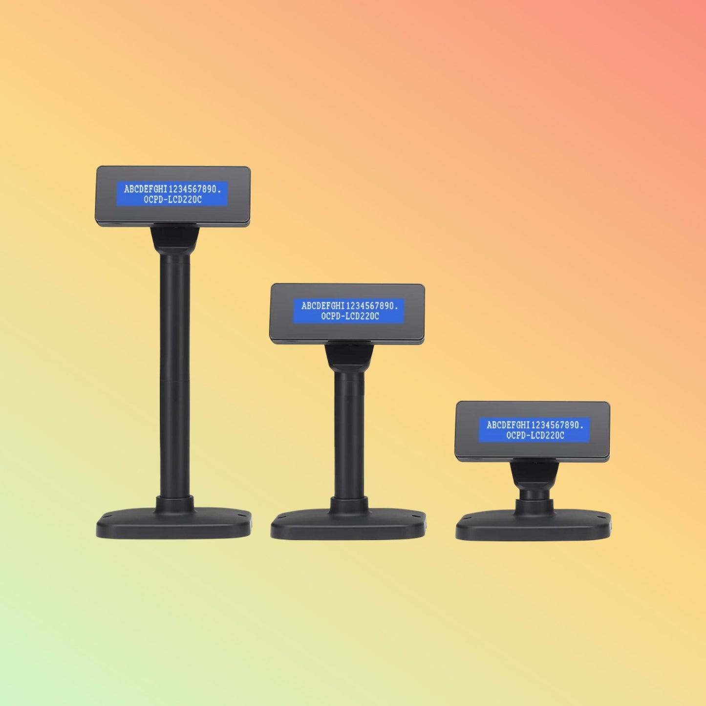 Ocom (LCD220C) Double Line LCD POS Customer Display - NEOTECH