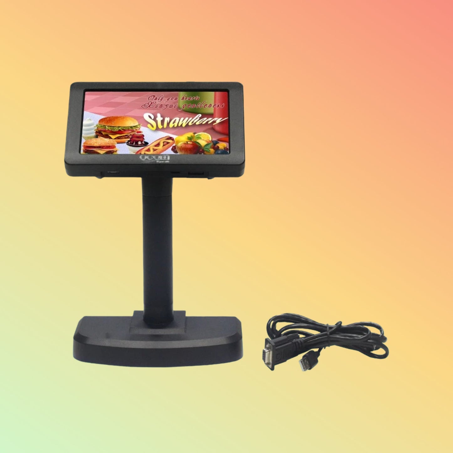Ocom (LED700) 7" LED Customer Display with split screen display supported - NEOTECH