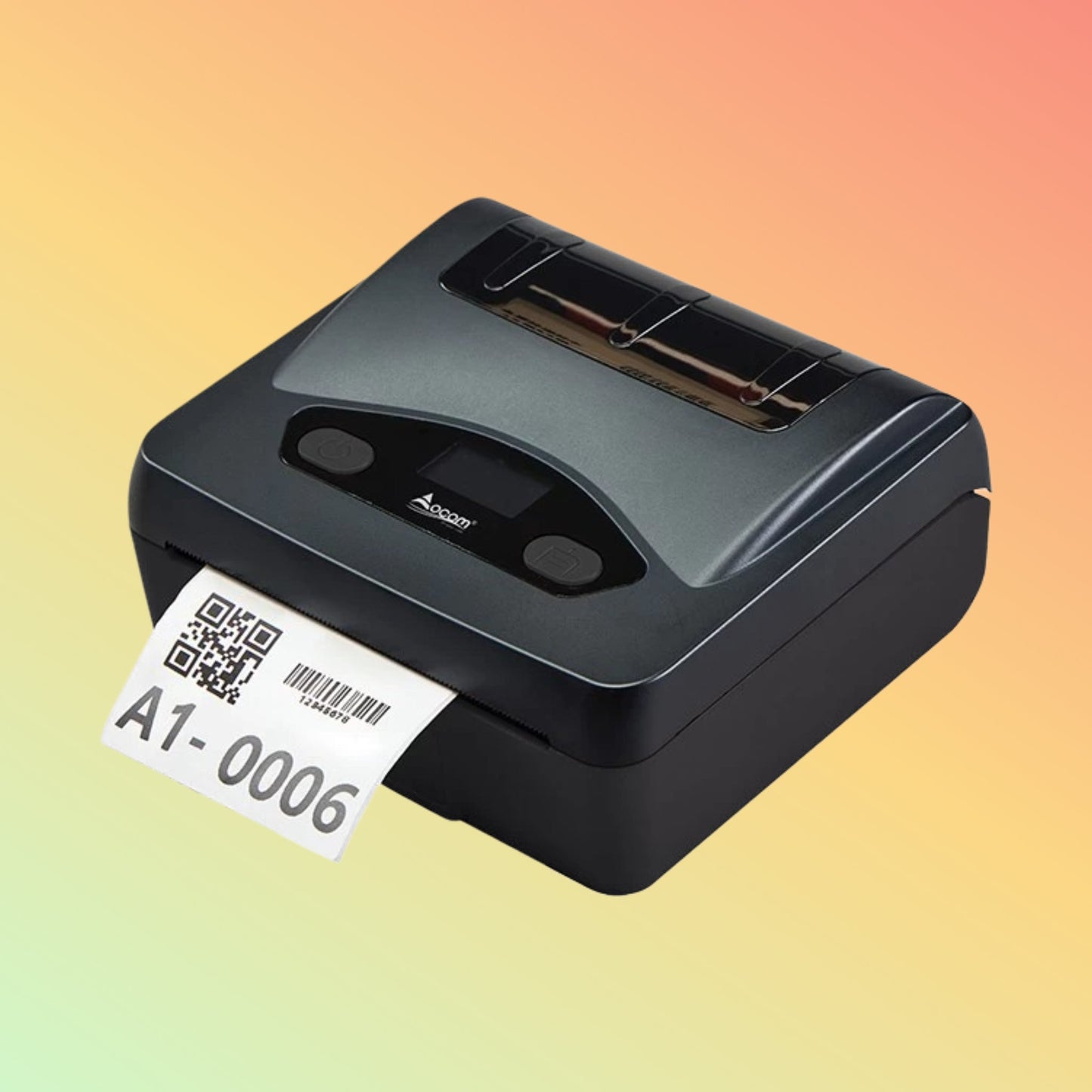 Ocom (OCBP - M1005) 4 Inches Bluetooth Thermal Label Printer with LCD Screen - NEOTECH