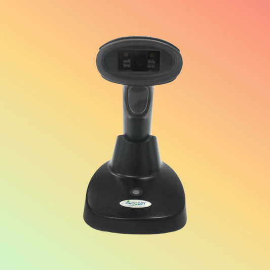 Ocom (OCBS - W239) High Performance HandHeld 2D Wireless Barcode Scanner with Cradle - NEOTECH