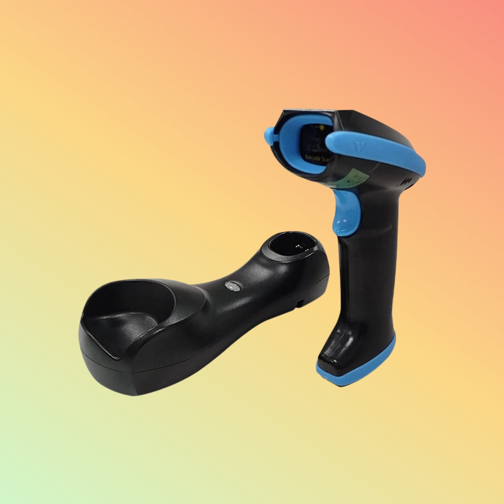 Ocom (OCBS - W240) Handheld Wireless 1D 2D Barcode Scanner With Charging Base - NEOTECH