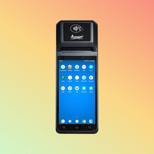 Ocom (POS - T2) 5.5" Handheld Android POS Terminal with Thermal Label and Receipt Printer - NEOTECH