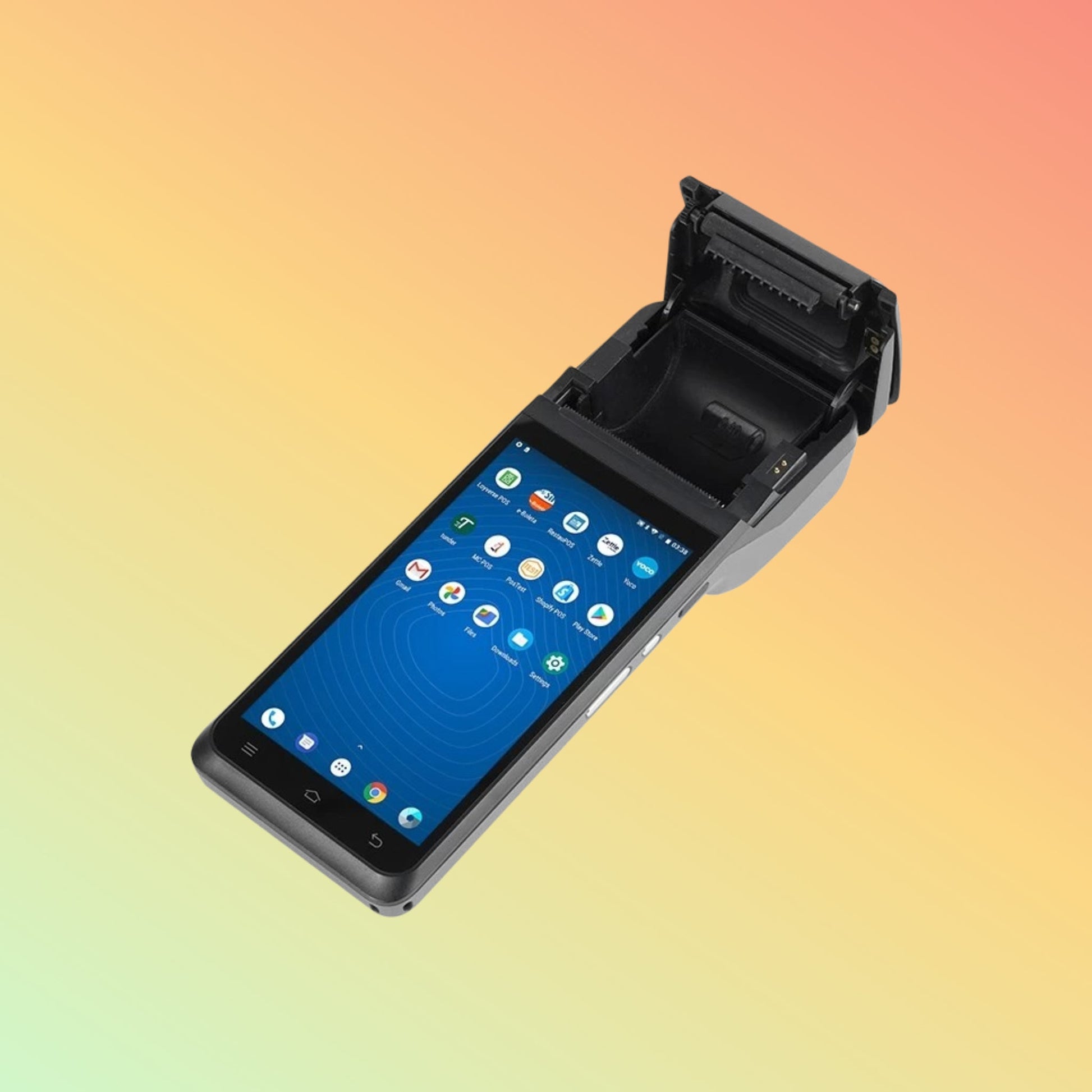 Ocom (POS - T2) 5.5" Handheld Android POS Terminal with Thermal Label and Receipt Printer - NEOTECH