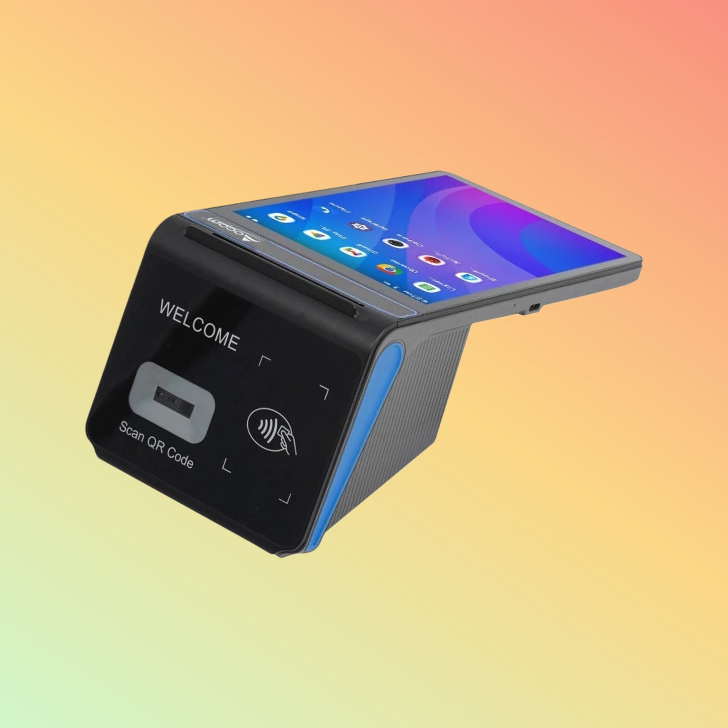 Ocom (POS - T8&T8R) 8" Android POS Terminal with Thermal Label and Receipt Printer - NEOTECH