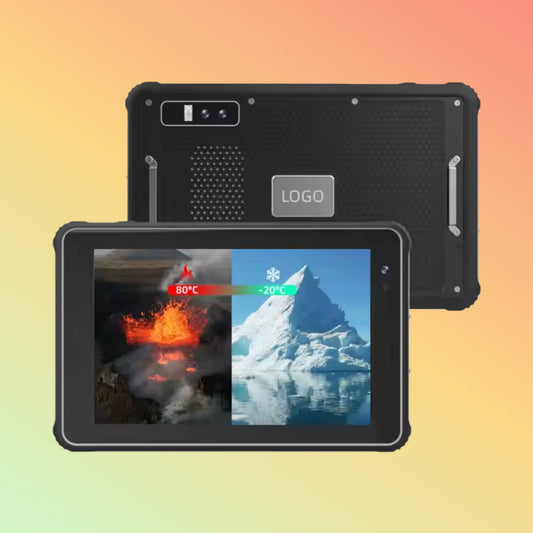 OEM H8 8" Rugged Android Tablet – 5G, Waterproof, Barcode, Octa Core - NEOTECH