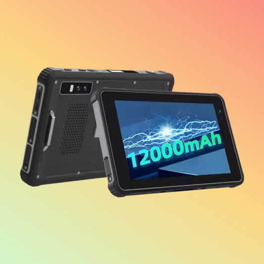 OEM H8 Rugged 8" Android Tablet – IP68, 5G, Octa Core, Barcode Scanner - NEOTECH