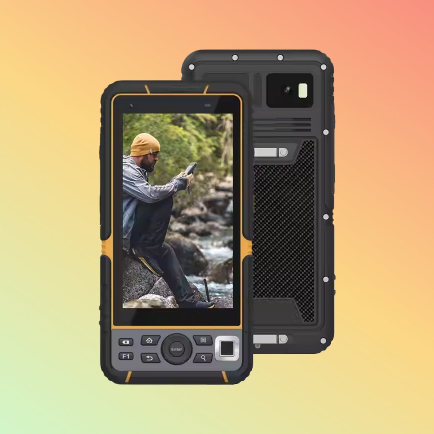 OEM T60 Rugged Android Tablet PC PDA 5.5 Inch FHD 4G Lte With LF UHF RFID Reader Barcode Fingerprint IP67 GPS NFC Option - NEOTECH