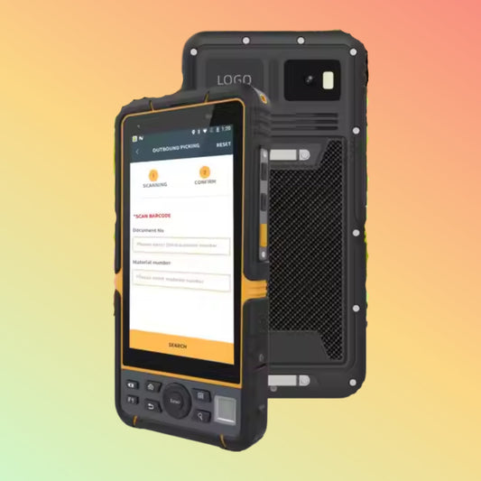 OEM T60 Waterproof Android 13 PDA with UHF RFID Reader 500nits Barcode Scanner Handheld Printer Industrial Droproof 13 PDA - NEOTECH