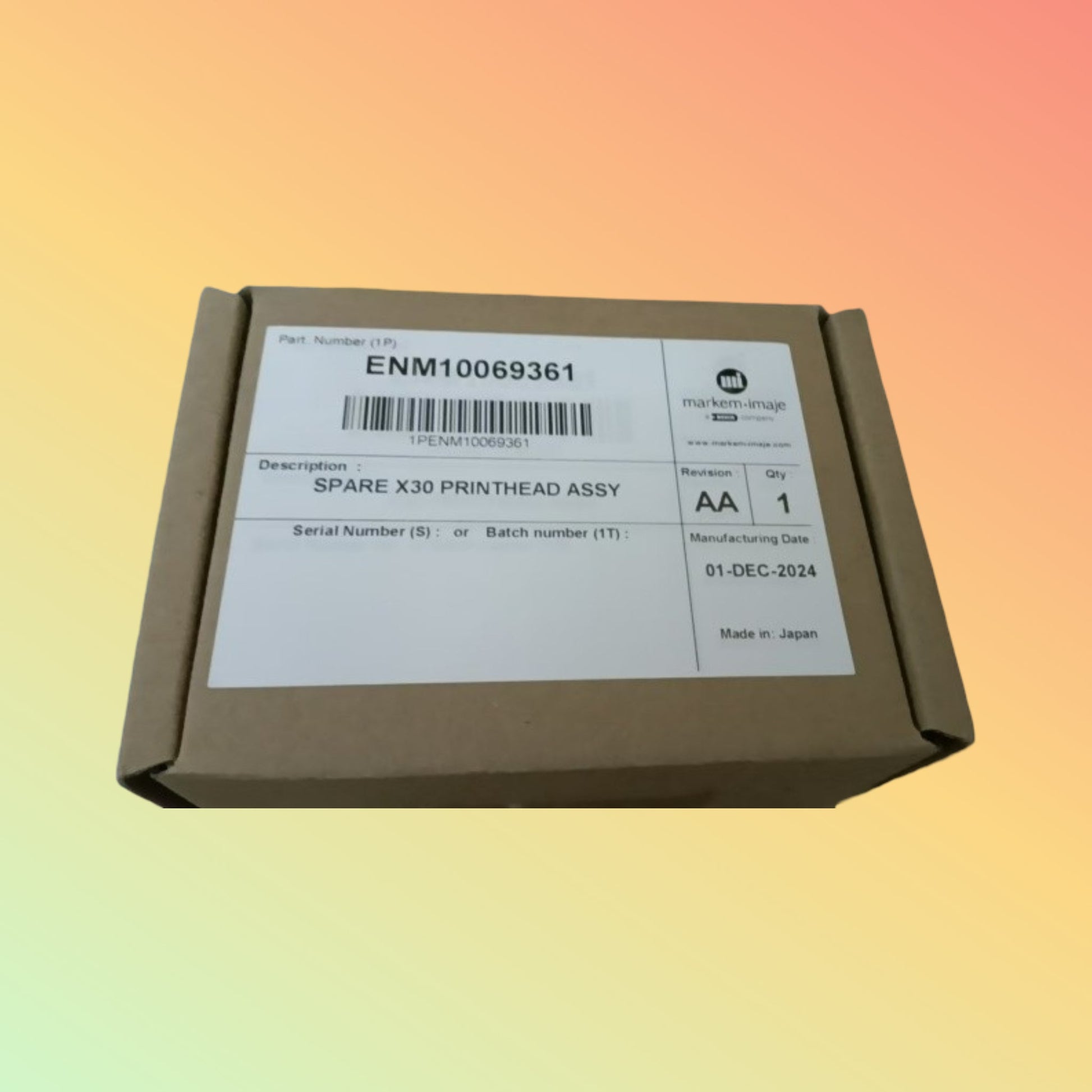 Original Printhead Markem Imaje X30 32mm ENM10069361 - NEOTECH