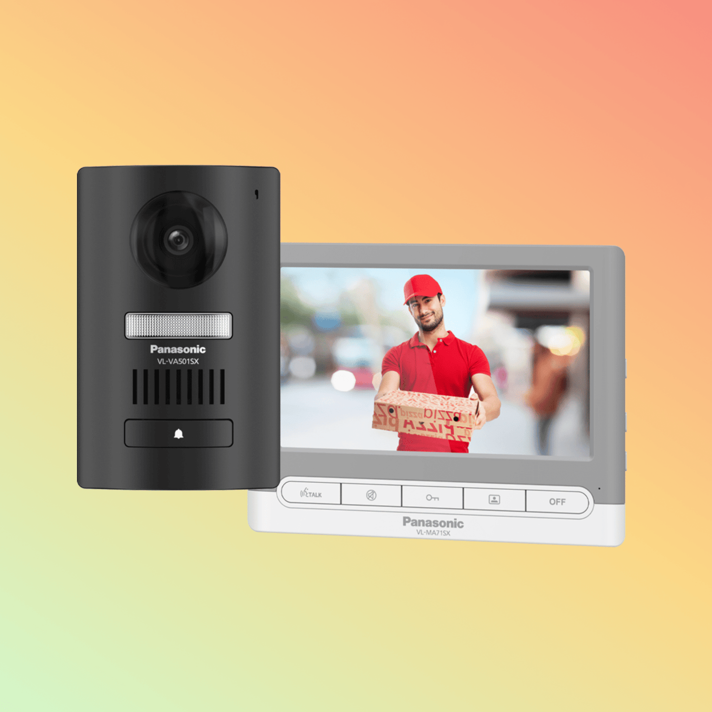 Panasonic Connect VL - SA72 Basic Analog Video Door Phone Kit with Memory - NEOTECH