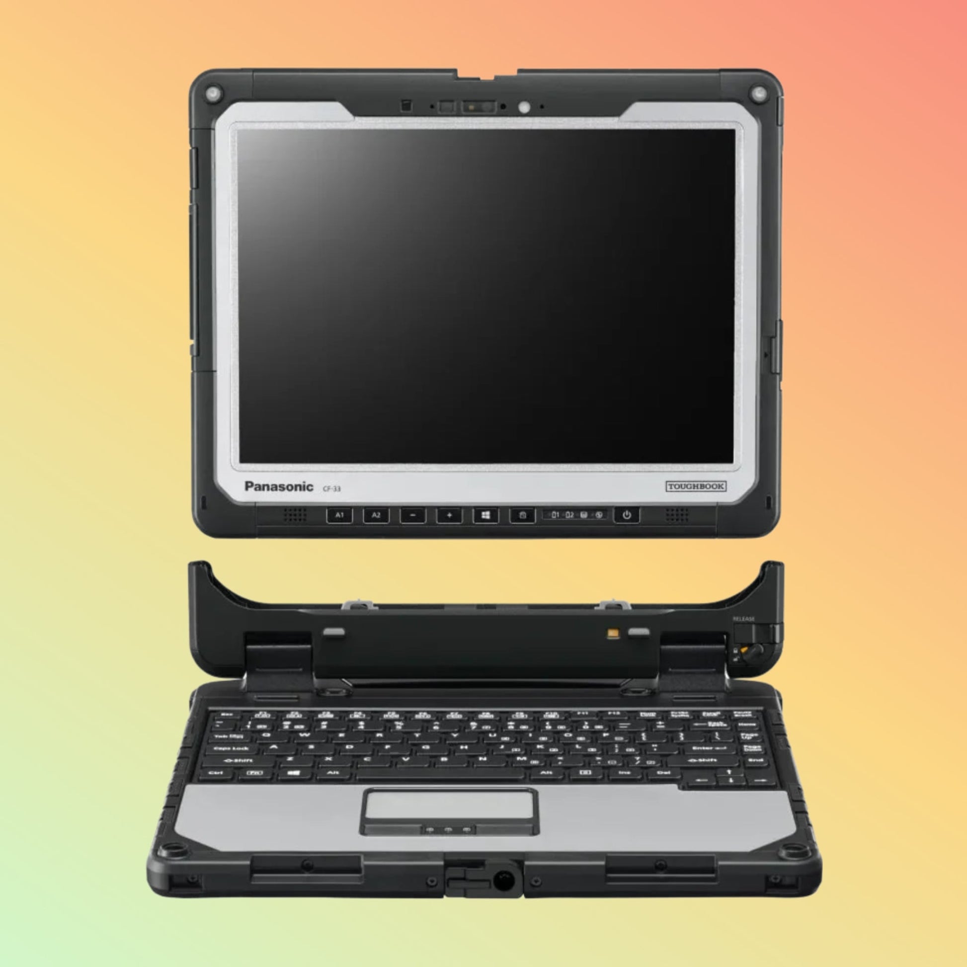 Panasonic Toughbook 33, CF - 33, 12", Intel Core I7 - 7600U 2.80GHz, 4G LTE, Contactless SmartCard Reader - NEOTECH